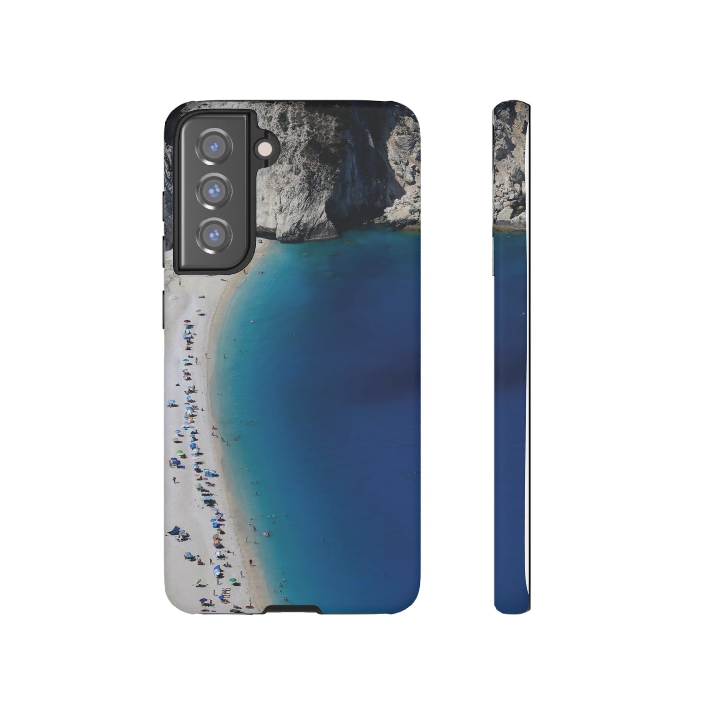 Blue Beach Wallpaper Phone Case | iPhone 15 Plus/ Pro, 14, 13, 12| Google Pixel 7, Pro, 5| Samsung Galaxy S23 All Major Phone Models