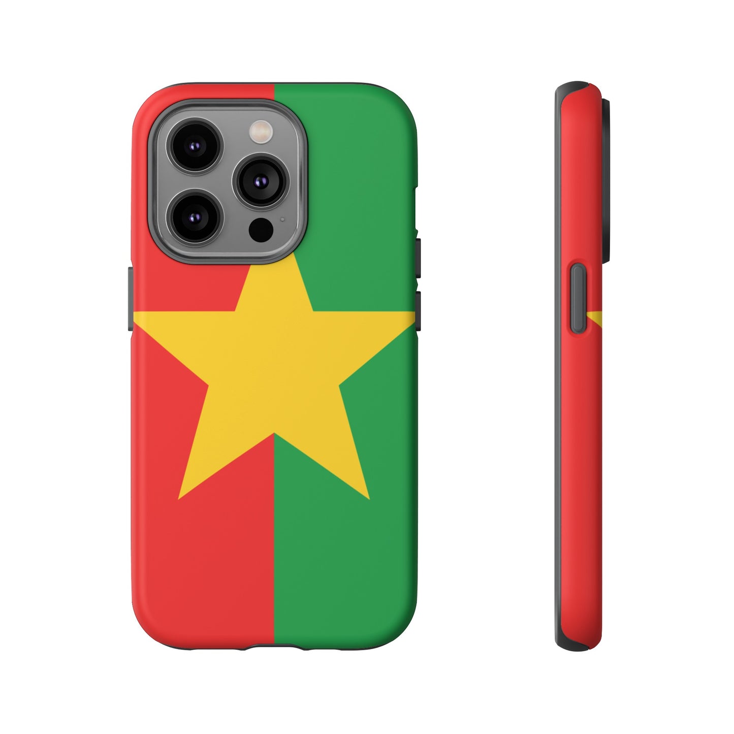 Burkina Faso Flag Phone Case | iPhone 15 Plus/ Pro, 14, 13, 12| Google Pixel 7, Pro, 5| Samsung Galaxy S23 All Major Phone Models