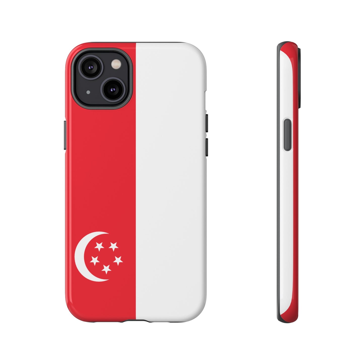 Singapore Flag Phone Case | iPhone 15 Plus/ Pro, 14, 13, 12| Google Pixel 7, Pro, 5| Samsung Galaxy S23 All Major Phone Models