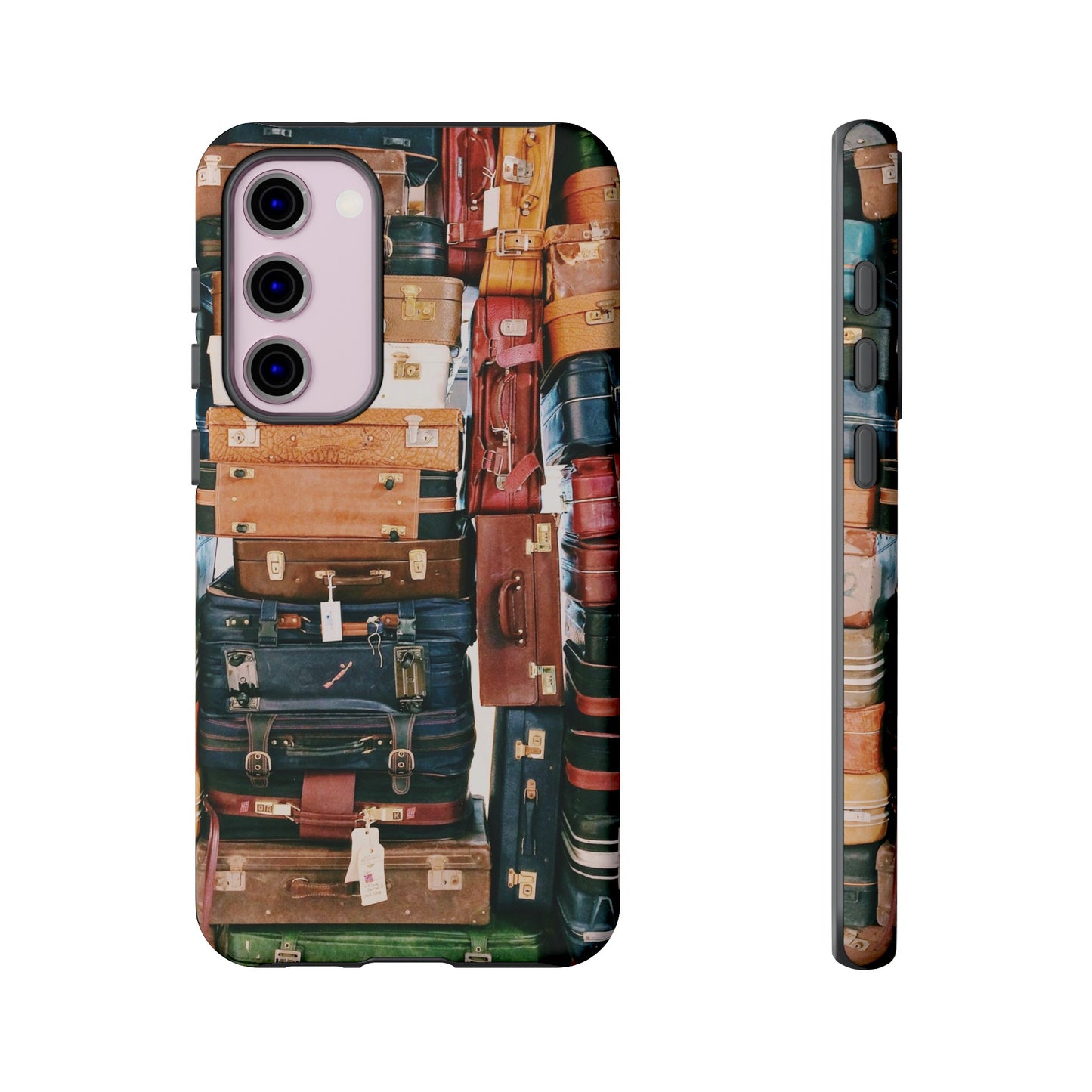 Suitcase Wallpaper Phone Case | iPhone 15 Plus/ Pro, 14, 13, 12| Google Pixel 7, Pro, 5| Samsung Galaxy S23 All Major Phone Models