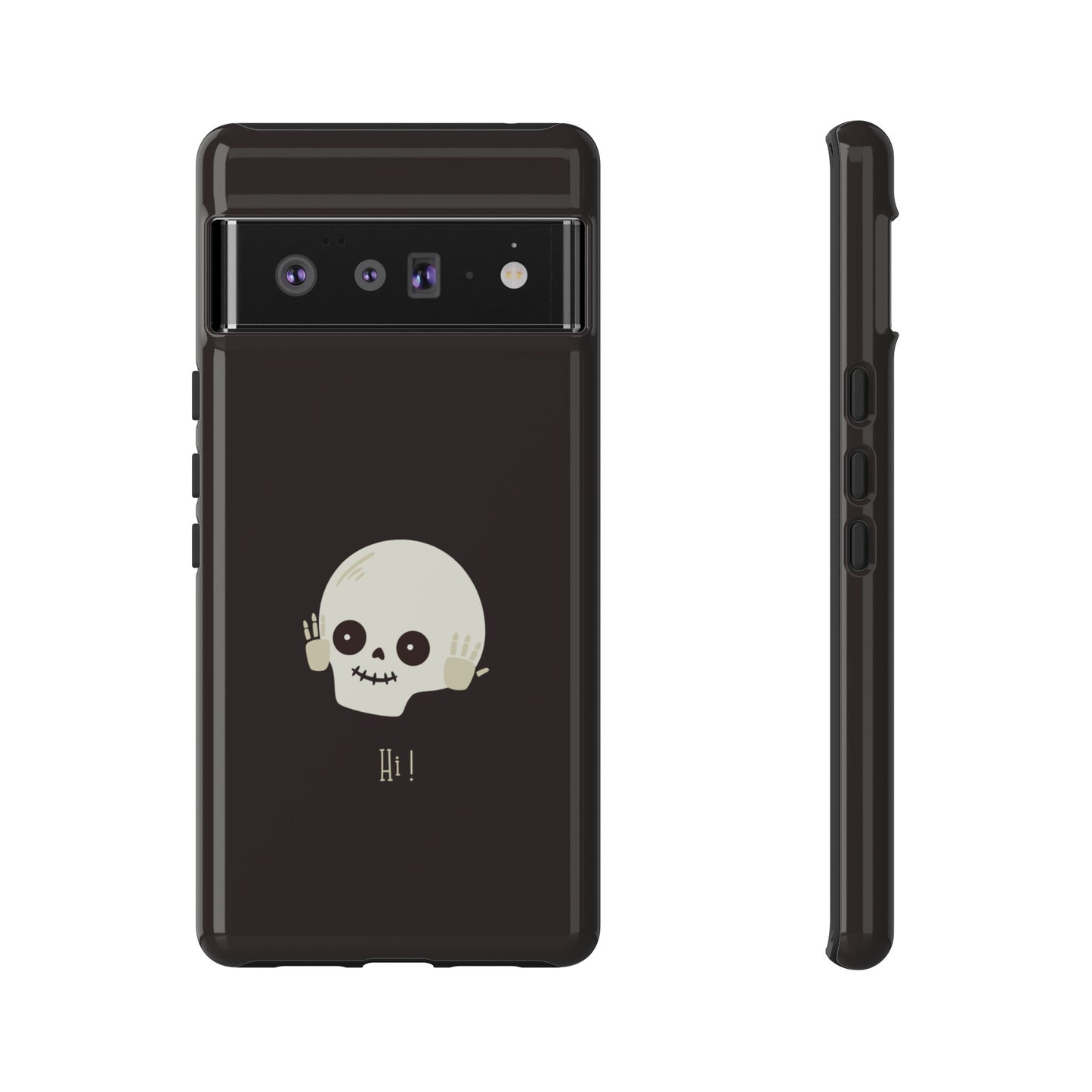 Hello Skull Phone Case | iPhone 15 Plus/ Pro, 14, 13, 12| Google Pixel 7, Pro, 5| Samsung Galaxy S23 All Major Phone Models