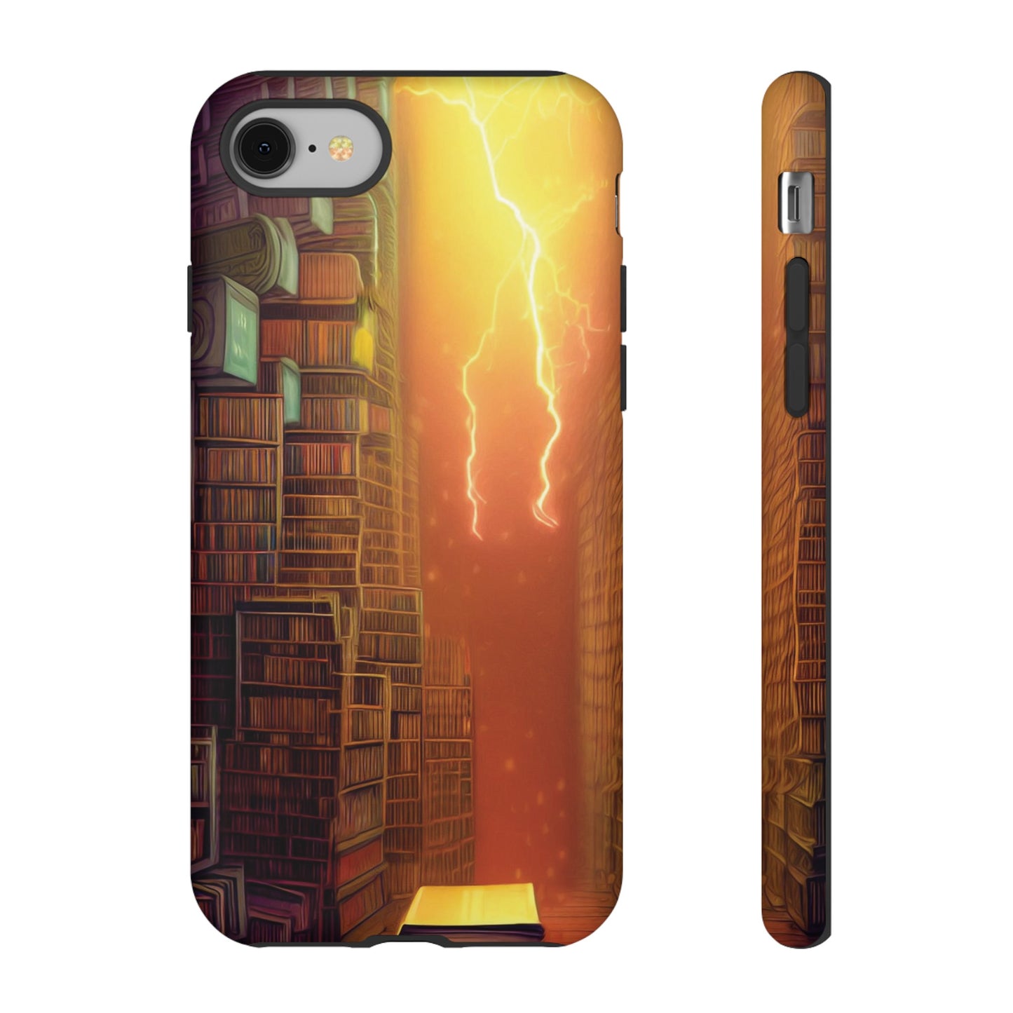 Lightning in the Library Wallpaper Phone Case | iPhone 15 Plus/ Pro, 14, 13, 12| Google Pixel 7, Pro, 5| Samsung Galaxy S23 All Major Phone Models