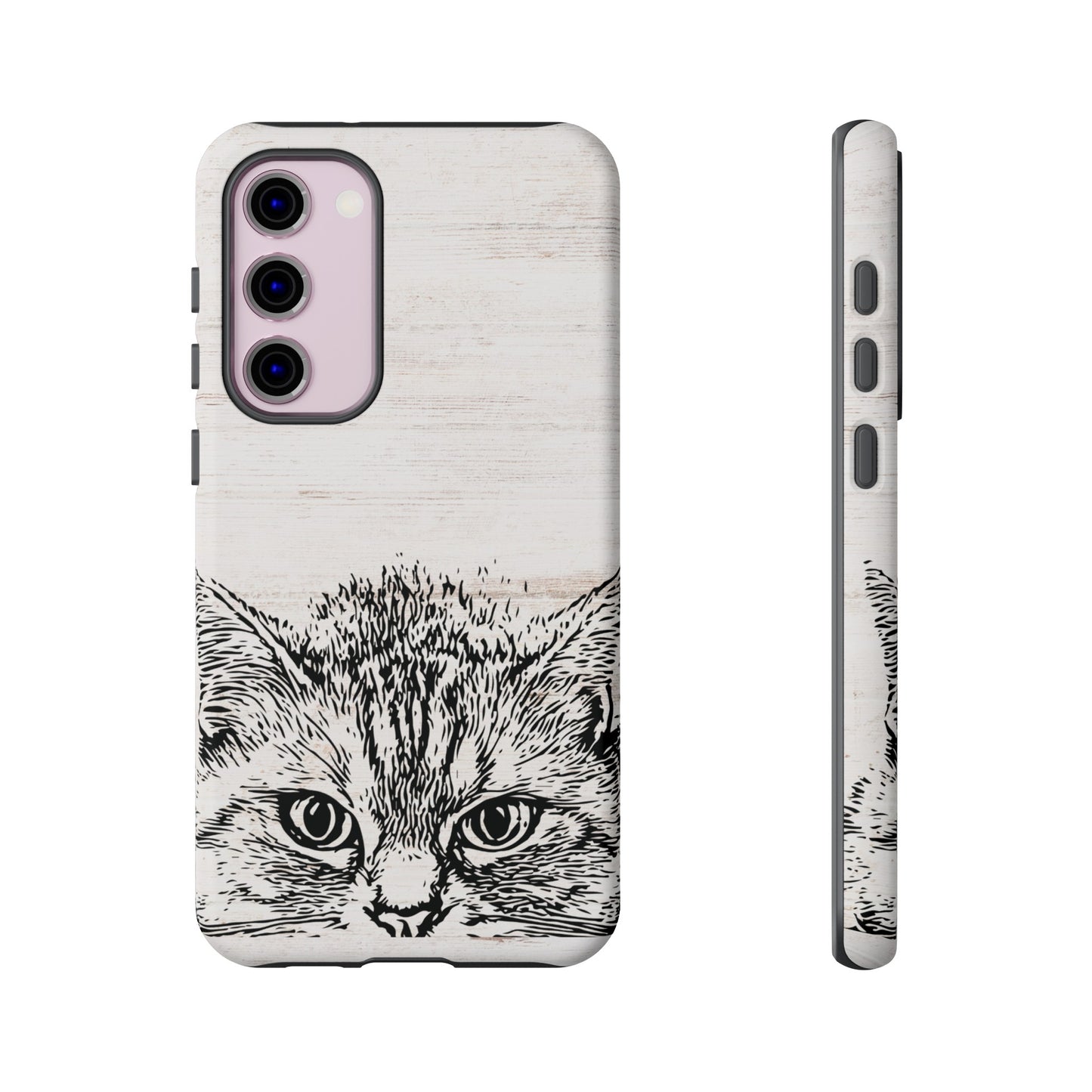 Close- Up Cat Wallpaper Phone Case | iPhone 15 Plus/ Pro, 14, 13, 12| Google Pixel 7, Pro, 5| Samsung Galaxy S23 All Major Phone Models