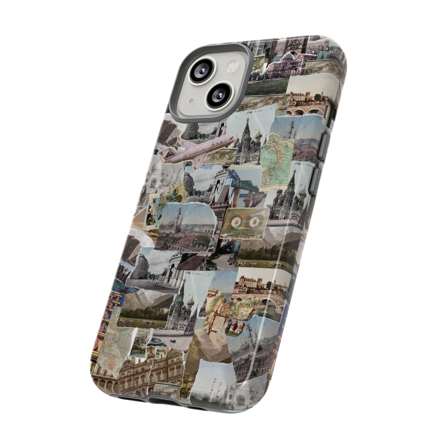 Travel Collage Wallpaper Phone Case | iPhone 15 Plus/ Pro, 14, 13, 12| Google Pixel 7, Pro, 5| Samsung Galaxy S23 All Major Phone Models