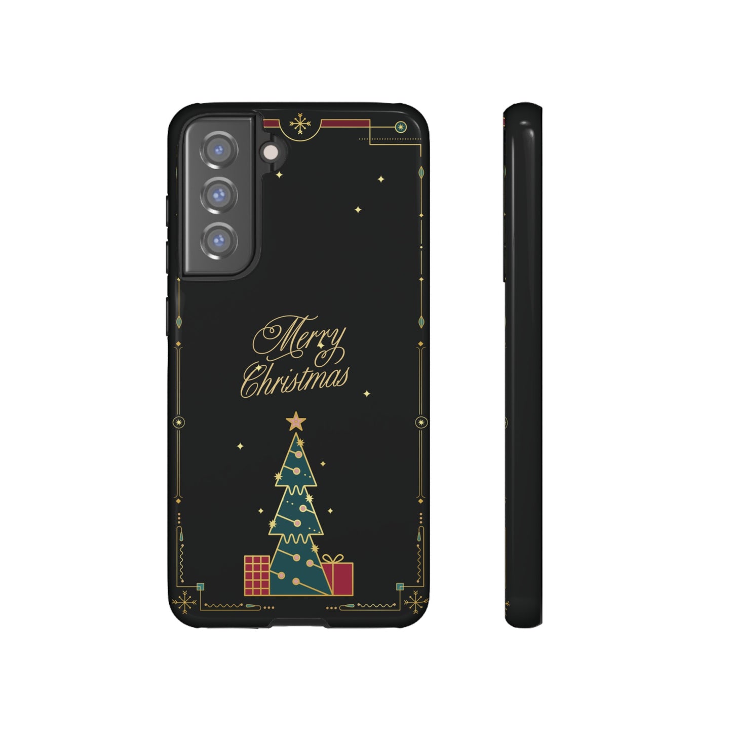 Christmas Tree Wallpaper Phone Case | iPhone 15 Plus/ Pro, 14, 13, 12| Google Pixel 7, Pro, 5| Samsung Galaxy S23 All Major Phone Models