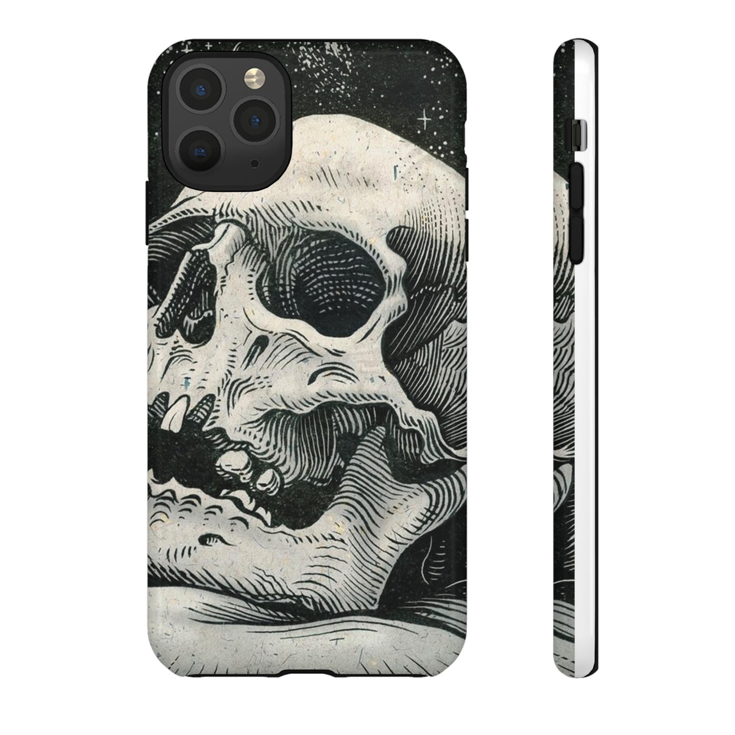 Skull Wallpaper Phone Case | iPhone 15 Plus/ Pro, 14, 13, 12| Google Pixel 7, Pro, 5| Samsung Galaxy S23 All Major Phone Models