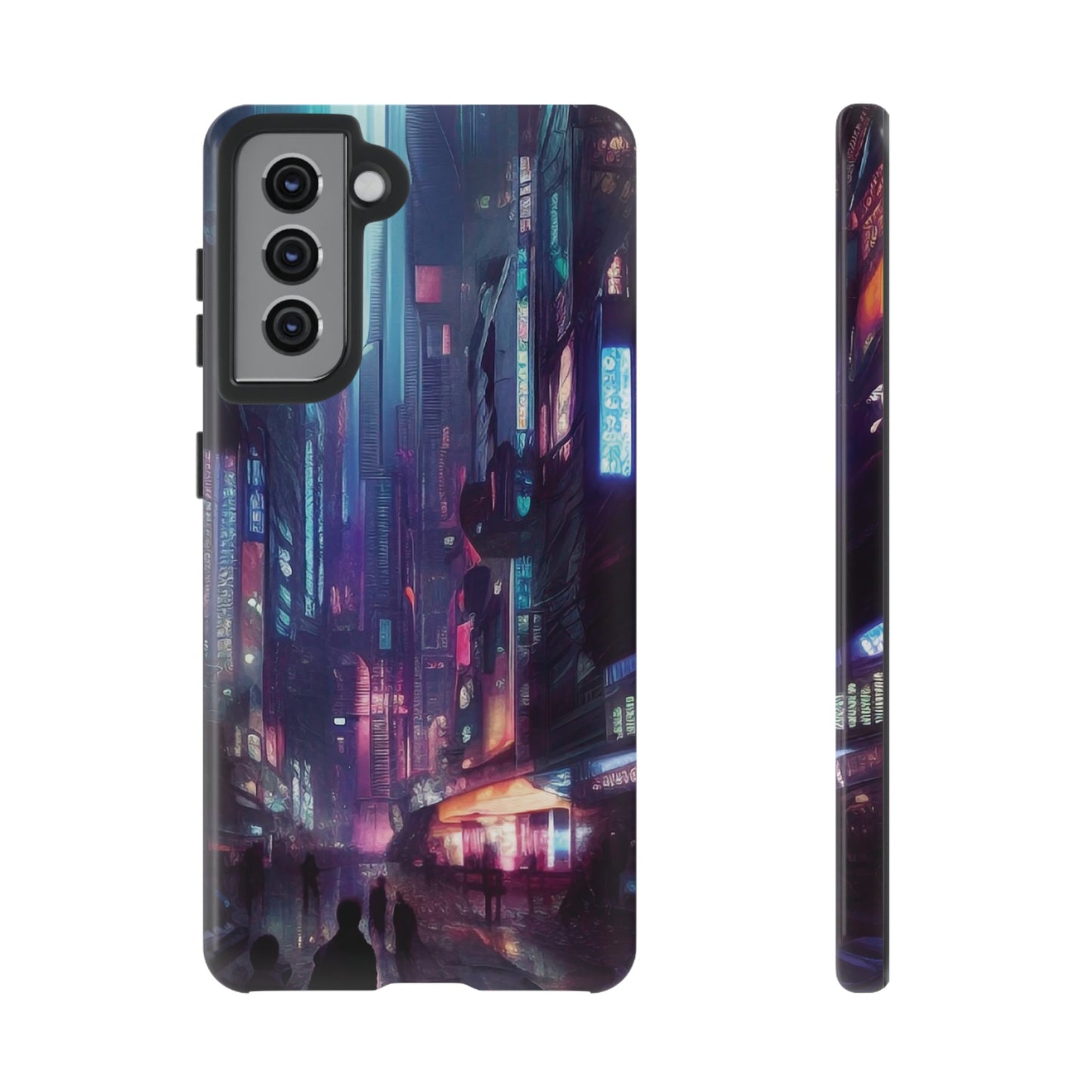 Futuristic Sci-Fi City Wallpaper Phone Case | iPhone 15 Plus/ Pro, 14, 13, 12| Google Pixel 7, Pro, 5| Samsung Galaxy S23 All Major Phone Models