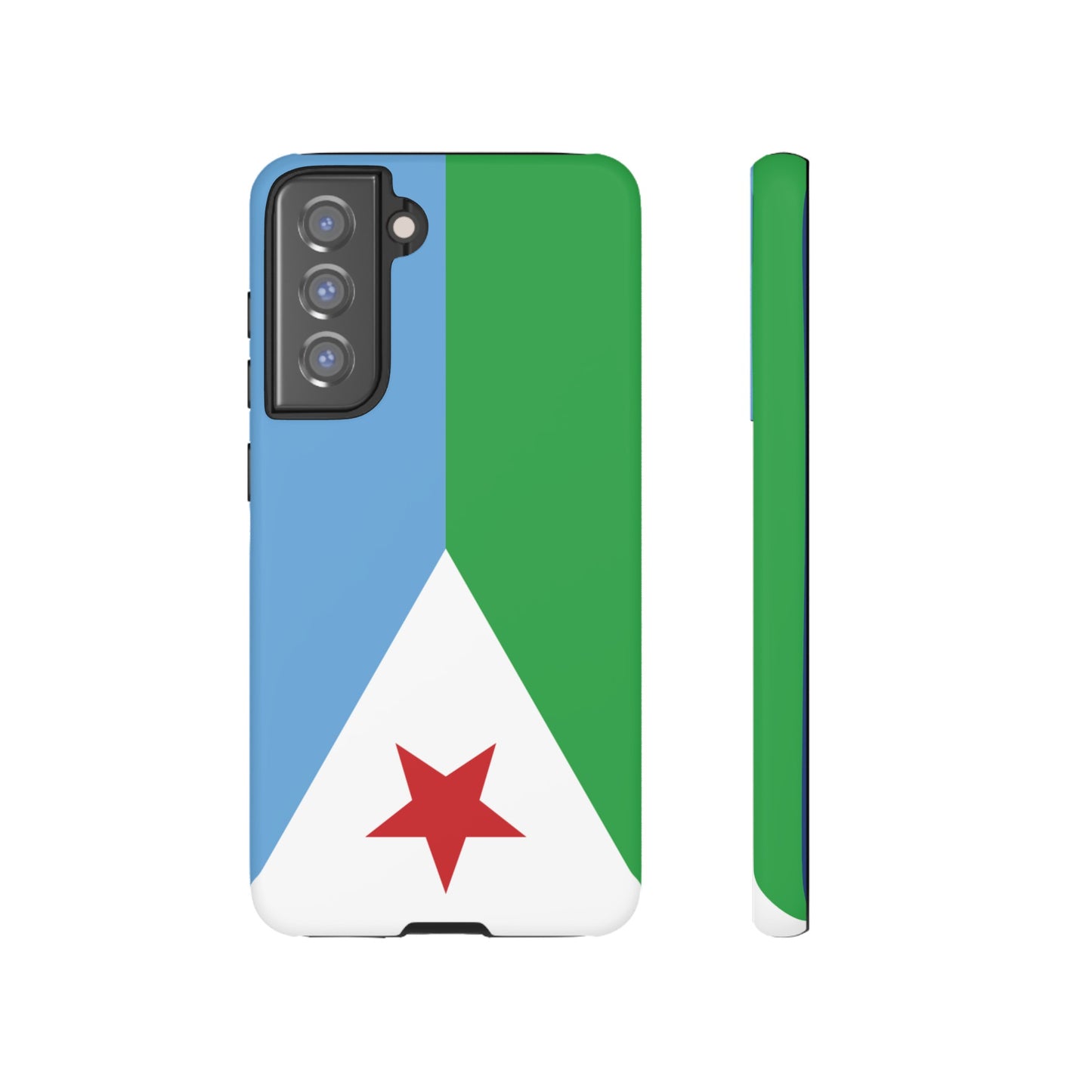 Djibouti Flag Phone Case | iPhone 15 Plus/ Pro, 14, 13, 12| Google Pixel 7, Pro, 5| Samsung Galaxy S23 All Major Phone Models