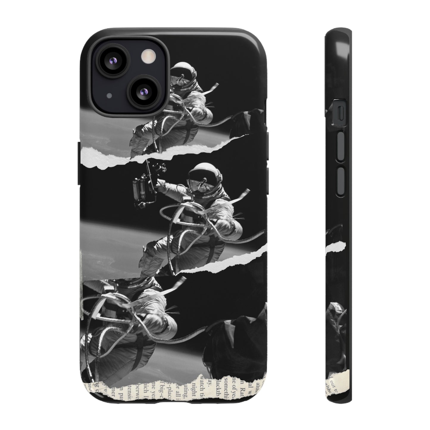 Astronaut Collage Phone Case | iPhone 15 Plus/ Pro, 14, 13, 12| Google Pixel 7, Pro, 5| Samsung Galaxy S23 All Major Phone Models