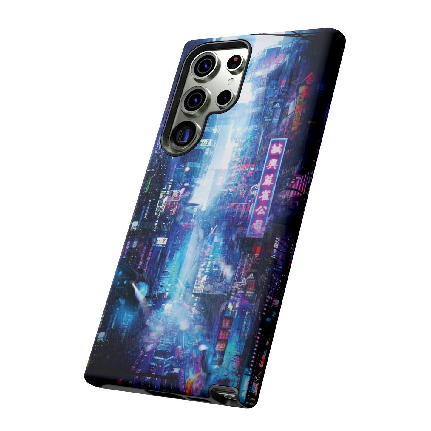 Night Life Futuristic City Wallpaper Phone Case | iPhone 15 Plus/ Pro, 14, 13, 12| Google Pixel 7, Pro, 5| Samsung Galaxy S23 All Major Phone Models