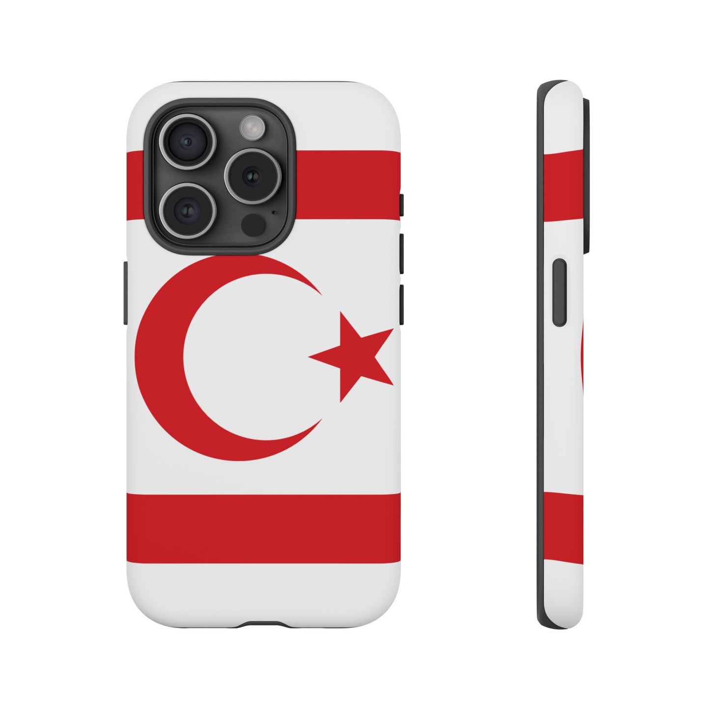 Northern Cyprus Flag Phone Case | iPhone 15 Plus/ Pro, 14, 13, 12| Google Pixel 7, Pro, 5| Samsung Galaxy S23 All Major Phone Models