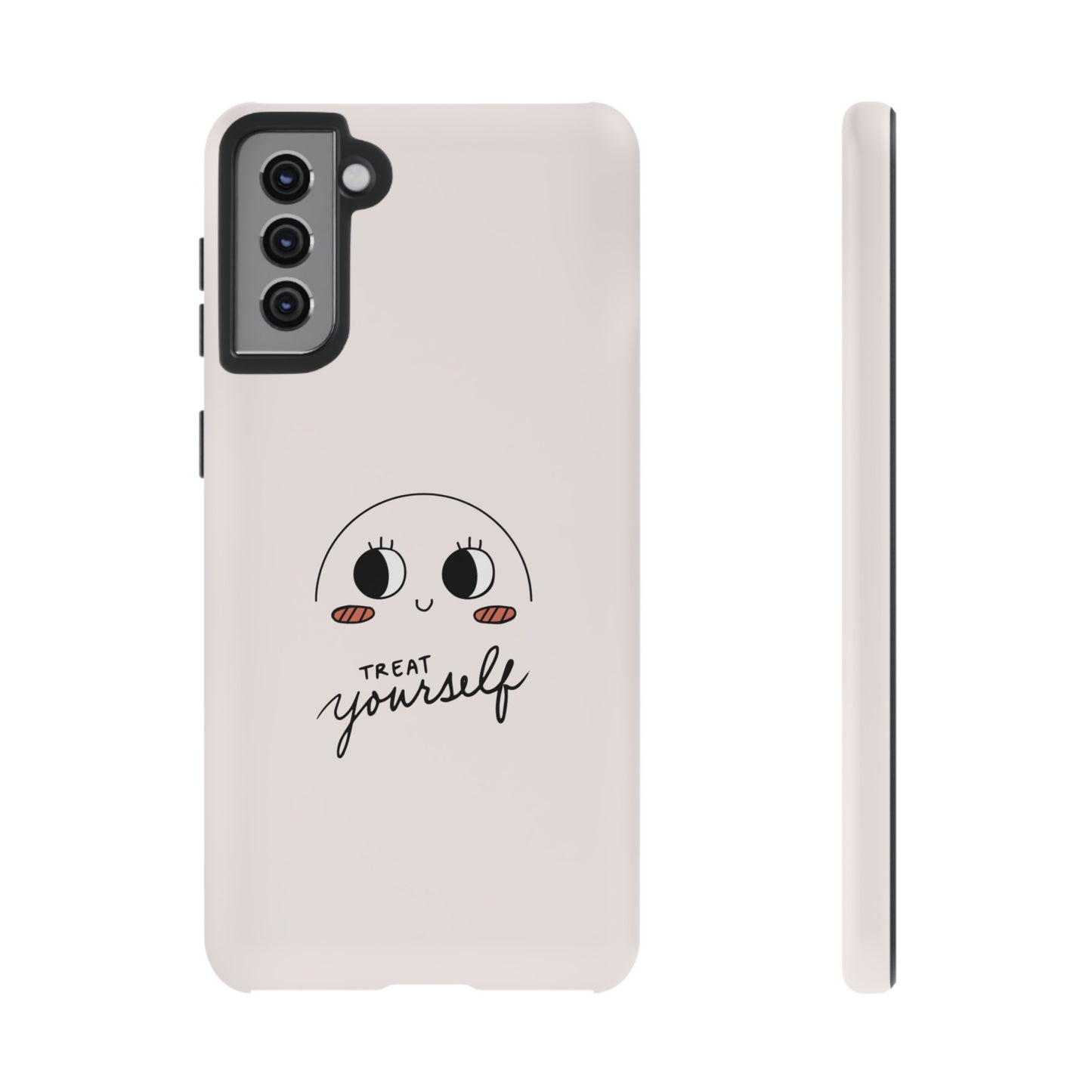 Treat Yourself Wallpaper Phone Case | iPhone 15 Plus/ Pro, 14, 13, 12| Google Pixel 7, Pro, 5| Samsung Galaxy S23 All Major Phone Models