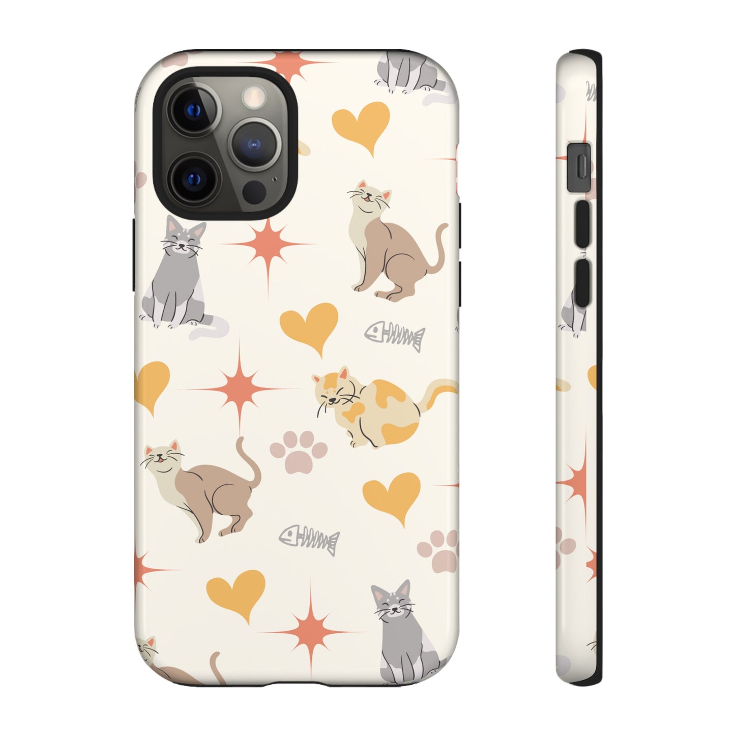 Cute Cat Wallpaper Phone Case | iPhone 15 Plus/ Pro, 14, 13, 12| Google Pixel 7, Pro, 5| Samsung Galaxy S23 All Major Phone Models