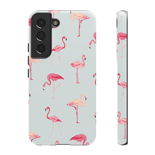 Flamingo Wallpaper Phone Case | iPhone 15 Plus/ Pro, 14, 13, 12| Google Pixel 7, Pro, 5| Samsung Galaxy S23 All Major Phone Models