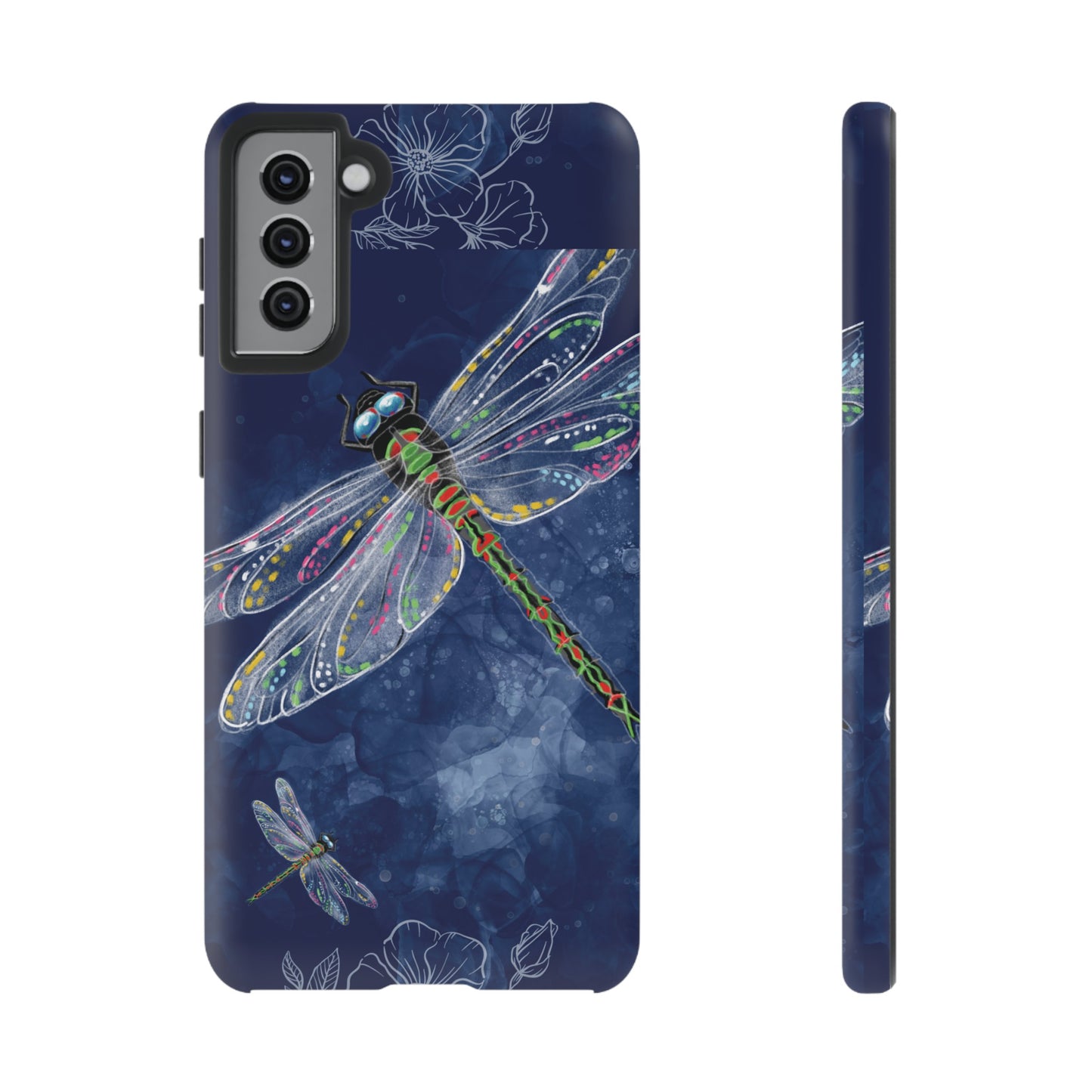 Dragonfly Wallpaper Phone Case | iPhone 15 Plus/ Pro, 14, 13, 12| Google Pixel 7, Pro, 5| Samsung Galaxy S23 All Major Phone Models