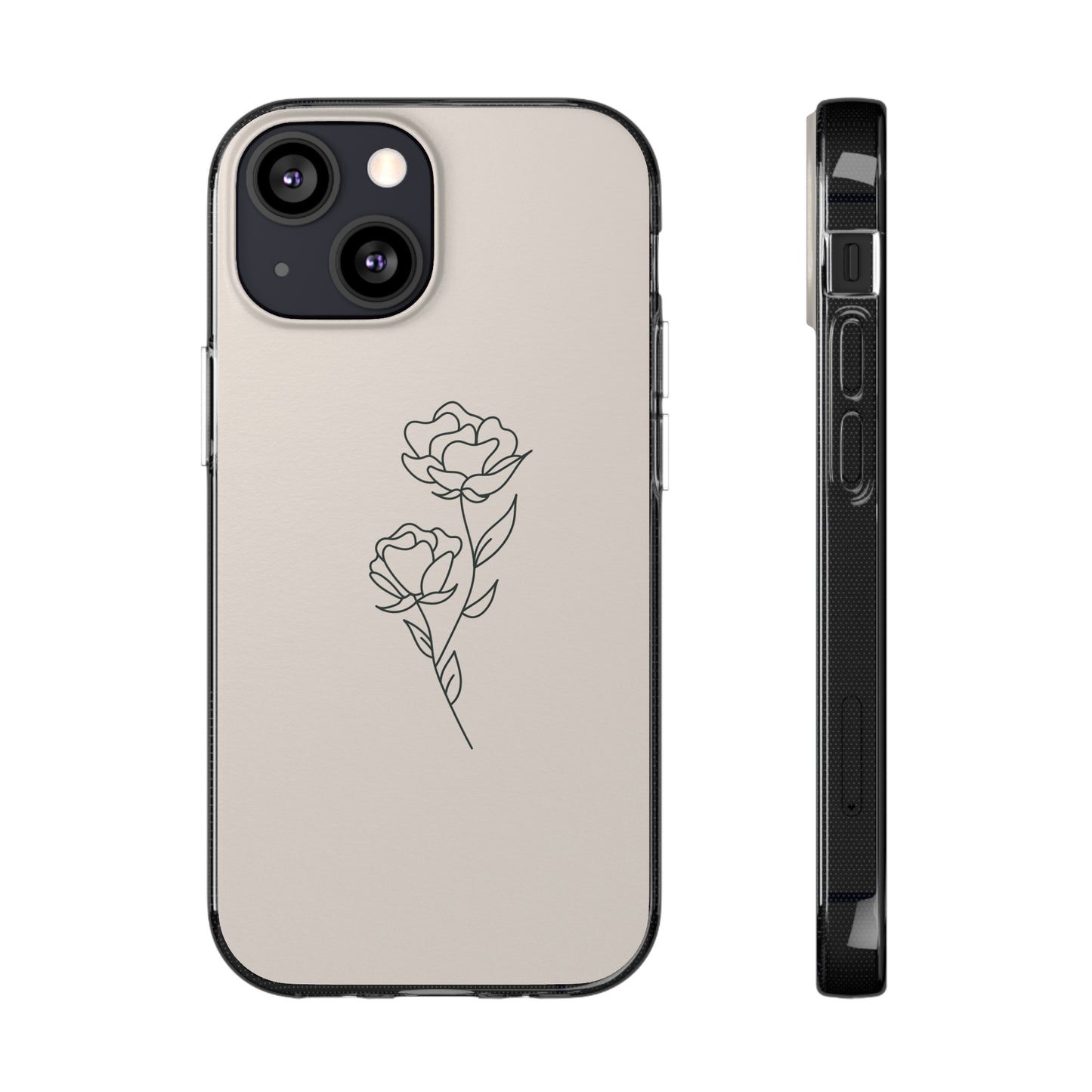 Simple Rose Phone Case | iPhone 15 Plus/ Pro, 14, 13, 12| Google Pixel 7, Pro, 5| Samsung Galaxy S23 All Major Phone Models