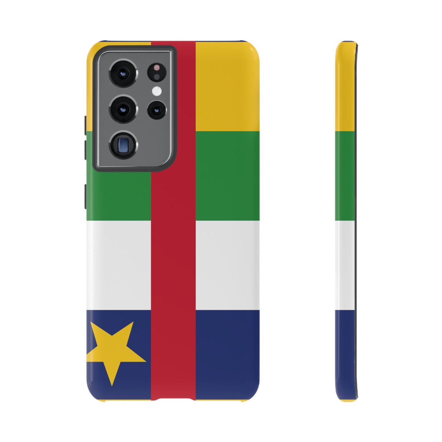 Central African Republic Flag Phone Case | iPhone 15 Plus/ Pro, 14, 13, 12| Google Pixel 7, Pro, 5| Samsung Galaxy S23 All Major Phone Models