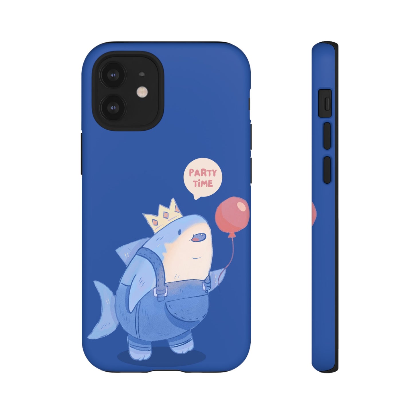 Shark Party Time Phone Case | iPhone 15 Plus/ Pro, 14, 13, 12| Google Pixel 7, Pro, 5| Samsung Galaxy S23 All Major Phone Models