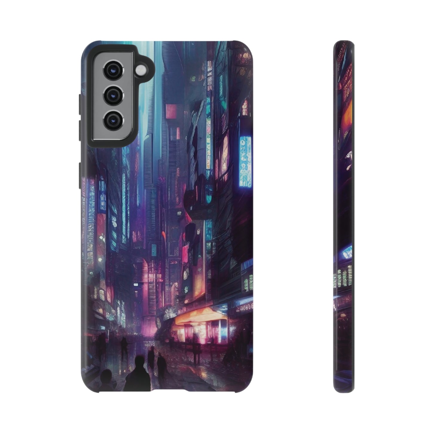 Futuristic Sci-Fi City Wallpaper Phone Case | iPhone 15 Plus/ Pro, 14, 13, 12| Google Pixel 7, Pro, 5| Samsung Galaxy S23 All Major Phone Models