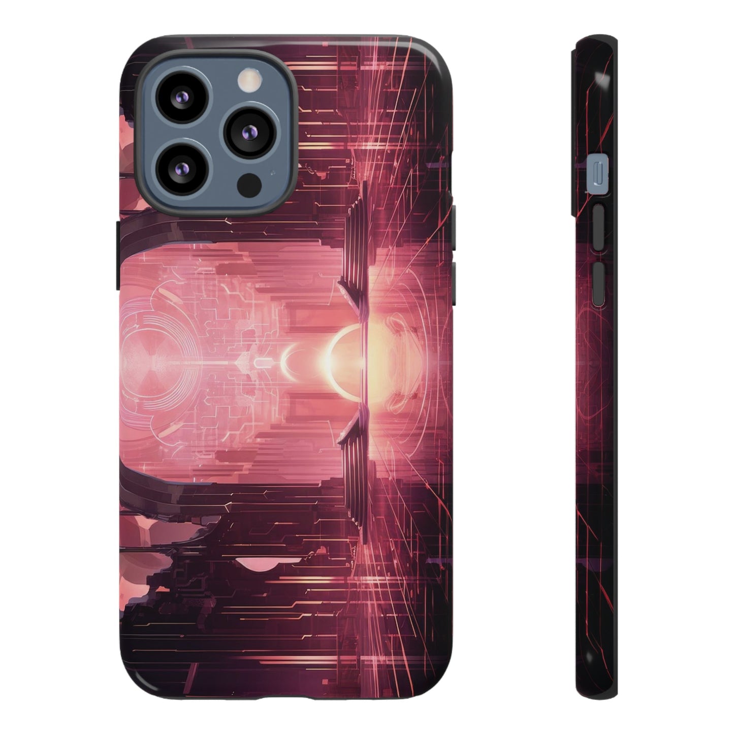 Sci-Fi Hall Wallpaper Phone Case | iPhone 15 Plus/ Pro, 14, 13, 12| Google Pixel 7, Pro, 5| Samsung Galaxy S23 All Major Phone Models