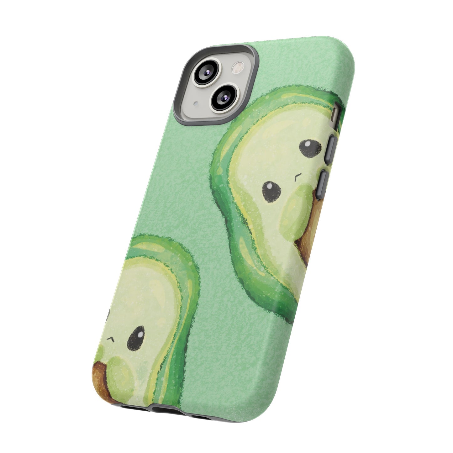 Avocado Friends Wallpaper Phone Case | iPhone 15 Plus/ Pro, 14, 13, 12| Google Pixel 7, Pro, 5| Samsung Galaxy S23 All Major Phone Models