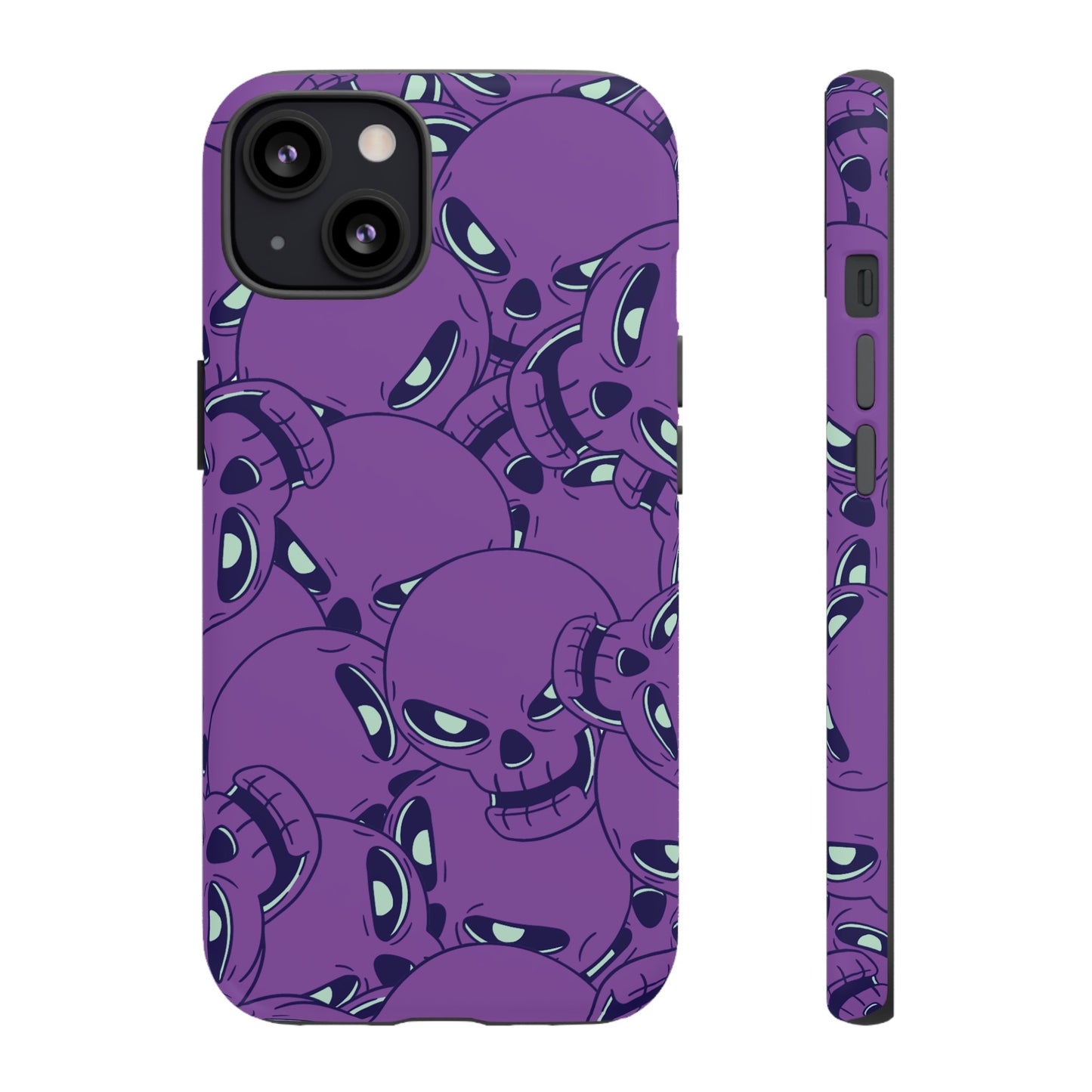 Glowing Skulls Wallpaper Phone Case | iPhone 15 Plus/ Pro, 14, 13, 12| Google Pixel 7, Pro, 5| Samsung Galaxy S23 All Major Phone Models