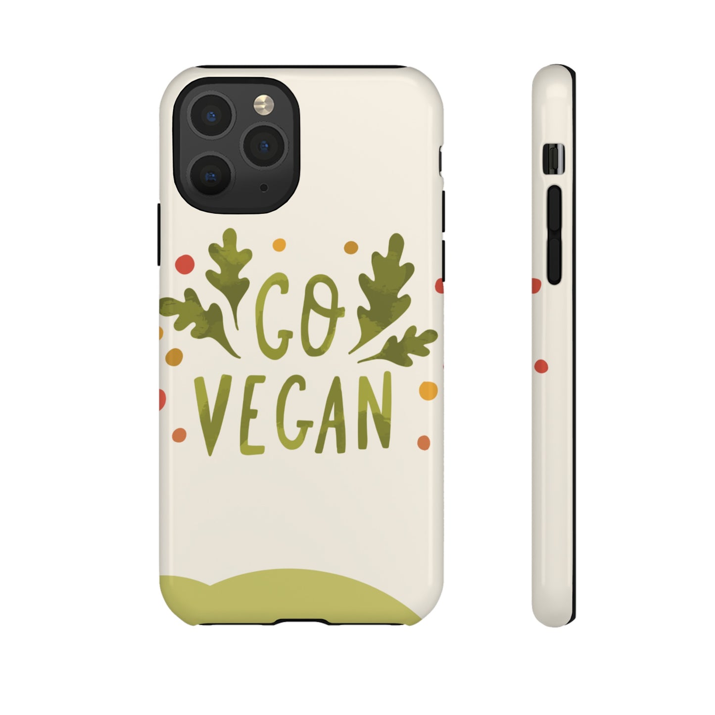 Go Vegan Wallpaper Phone Case | iPhone 15 Plus/ Pro, 14, 13, 12| Google Pixel 7, Pro, 5| Samsung Galaxy S23 All Major Phone Models