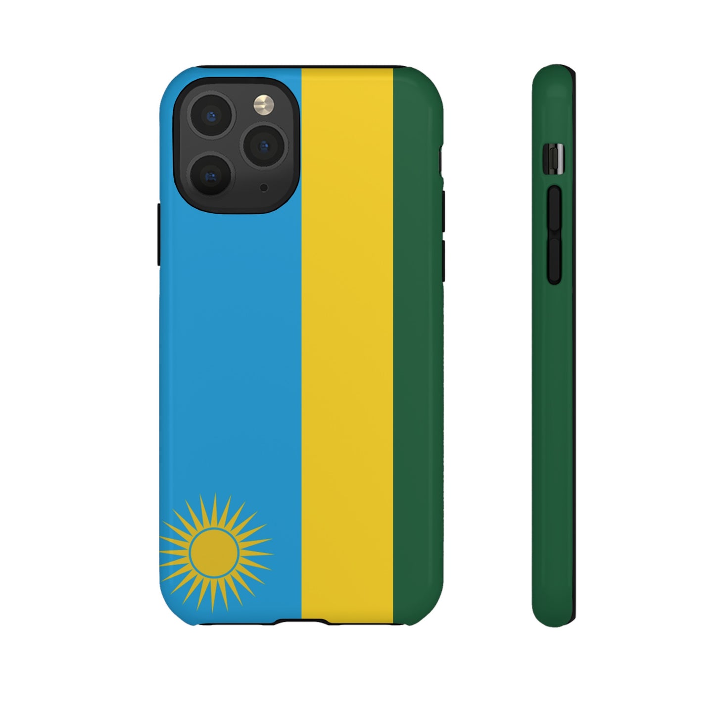 Rwanda Flag Phone Case | iPhone 15 Plus/ Pro, 14, 13, 12| Google Pixel 7, Pro, 5| Samsung Galaxy S23 All Major Phone Models