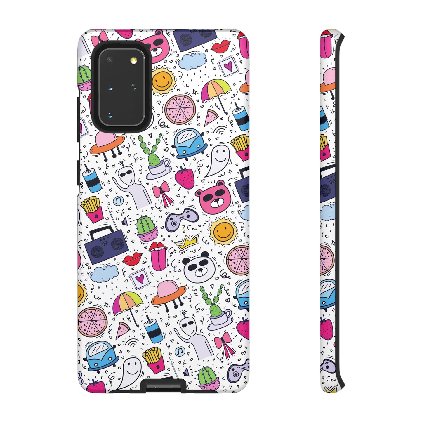 Cartoon Collage Phone Case | iPhone 15 Plus/ Pro, 14, 13, 12| Google Pixel 7, Pro, 5| Samsung Galaxy S23 All Major Phone Models