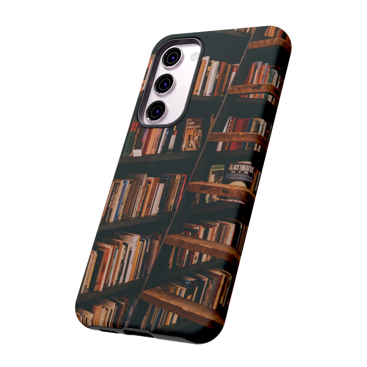 Bookcase Wallpaper Phone Case | iPhone 15 Plus/ Pro, 14, 13, 12| Google Pixel 7, Pro, 5| Samsung Galaxy S23 All Major Phone Models