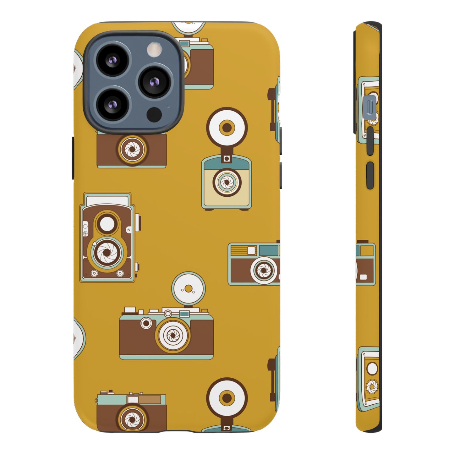 Vintage Camera Wallpaper Phone Case | iPhone 15 Plus/ Pro, 14, 13, 12| Google Pixel 7, Pro, 5| Samsung Galaxy S23 All Major Phone Models