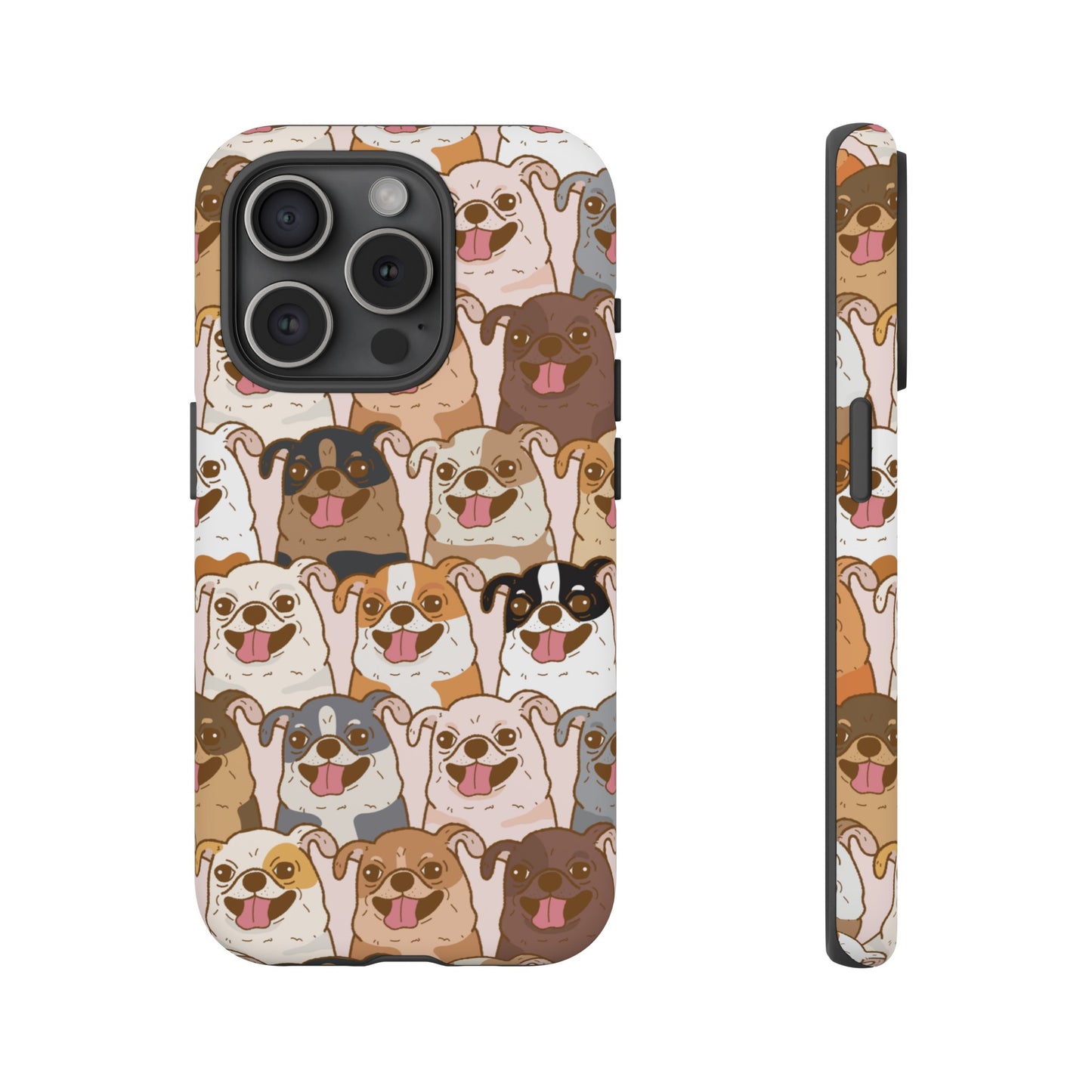 Dog Line Up Phone Case | iPhone 15 Plus/ Pro, 14, 13, 12| Google Pixel 7, Pro, 5| Samsung Galaxy S23 All Major Phone Models