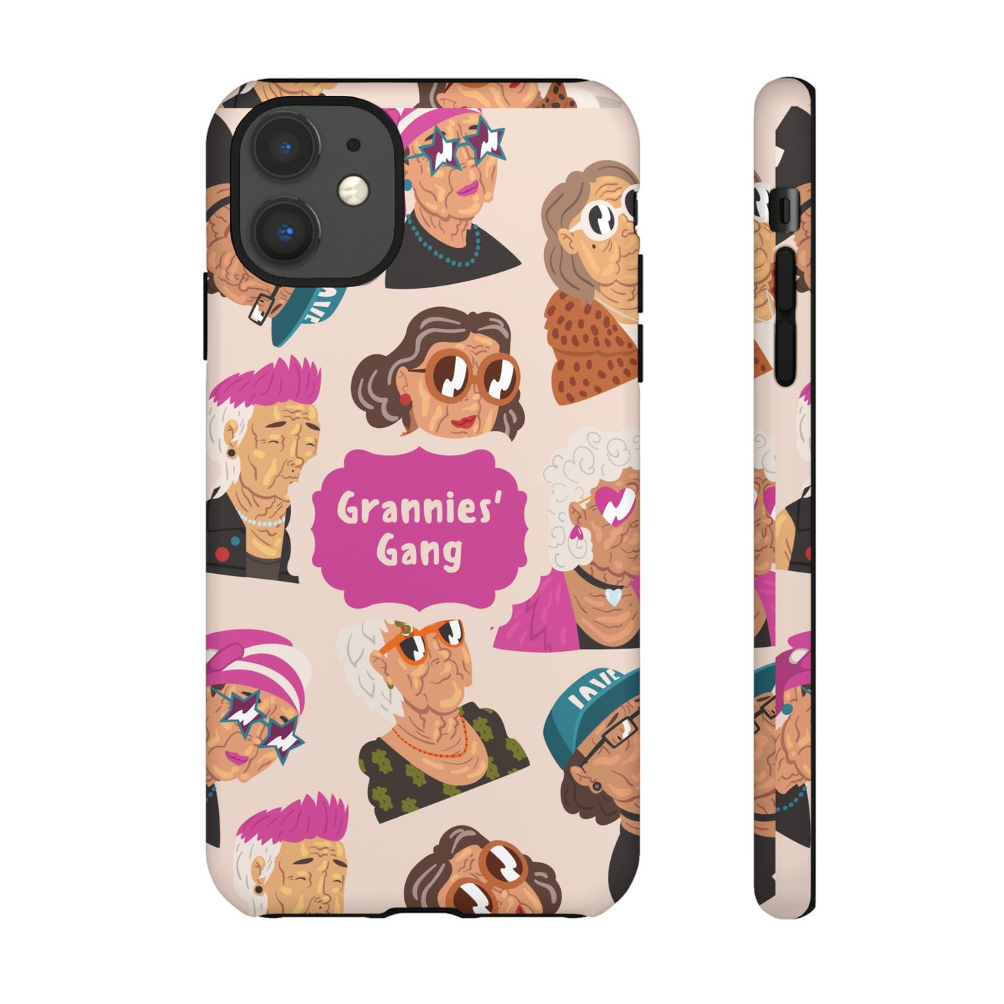 Grannies' Gang Wallpaper Phone Case | iPhone 15 Plus/ Pro, 14, 13, 12| Google Pixel 7, Pro, 5| Samsung Galaxy S23 All Major Phone Models