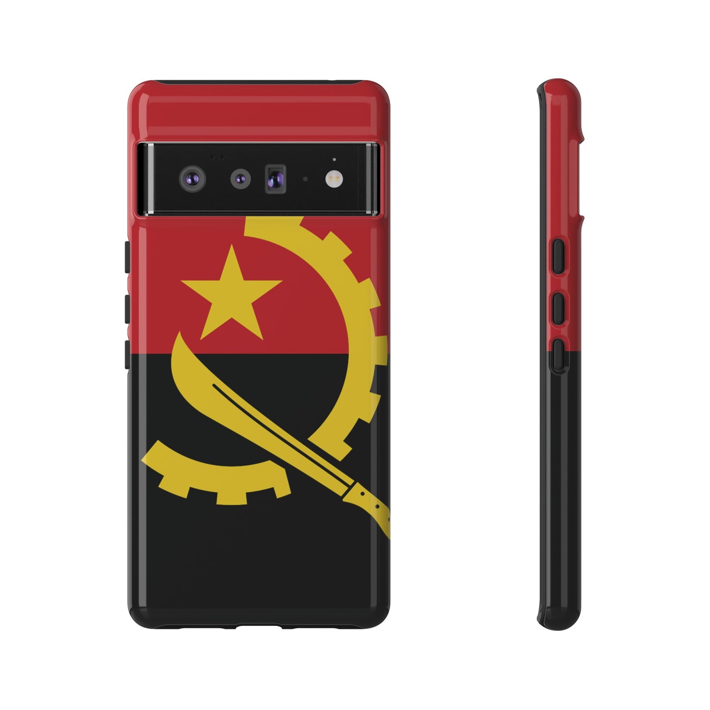 Angola Flag Phone Case | iPhone 15 Plus/ Pro, 14, 13, 12| Google Pixel 7, Pro, 5| Samsung Galaxy S23 All Major Phone Models