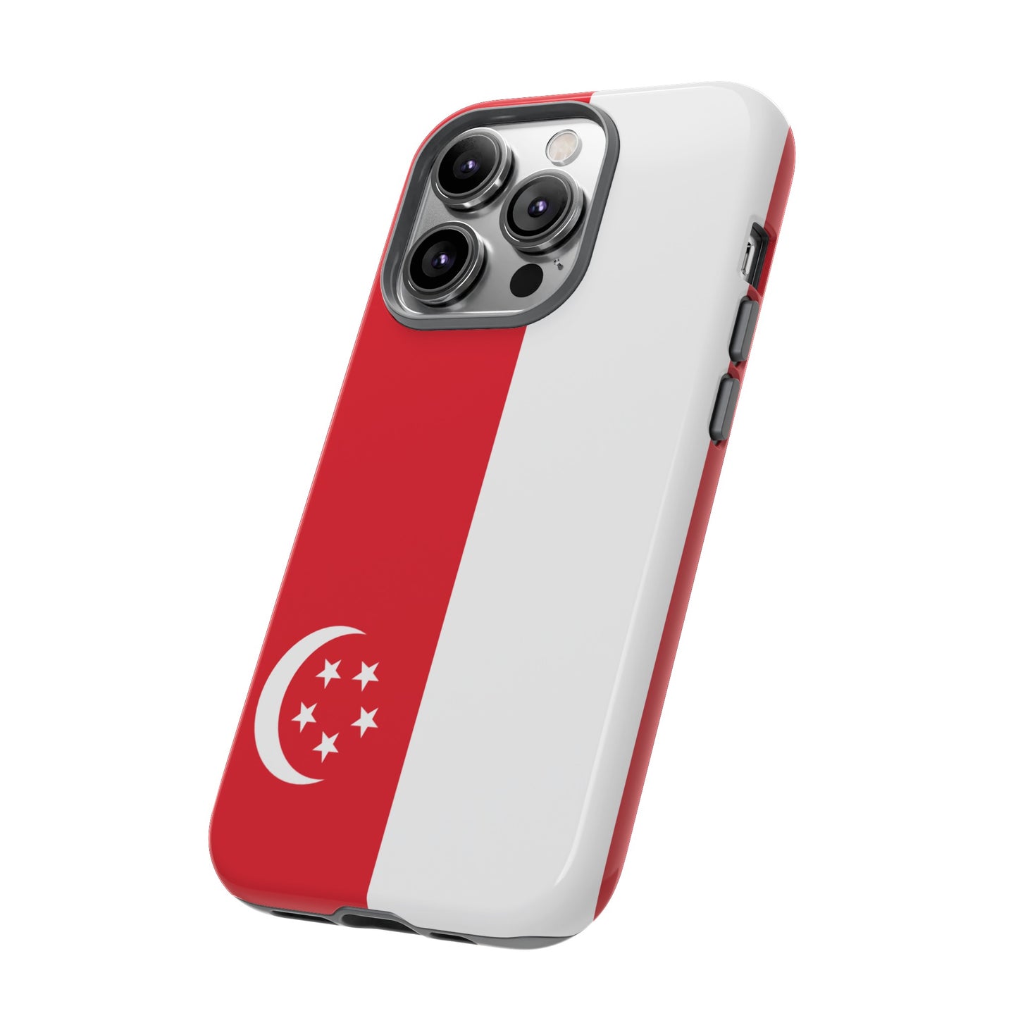 Singapore Flag Phone Case | iPhone 15 Plus/ Pro, 14, 13, 12| Google Pixel 7, Pro, 5| Samsung Galaxy S23 All Major Phone Models