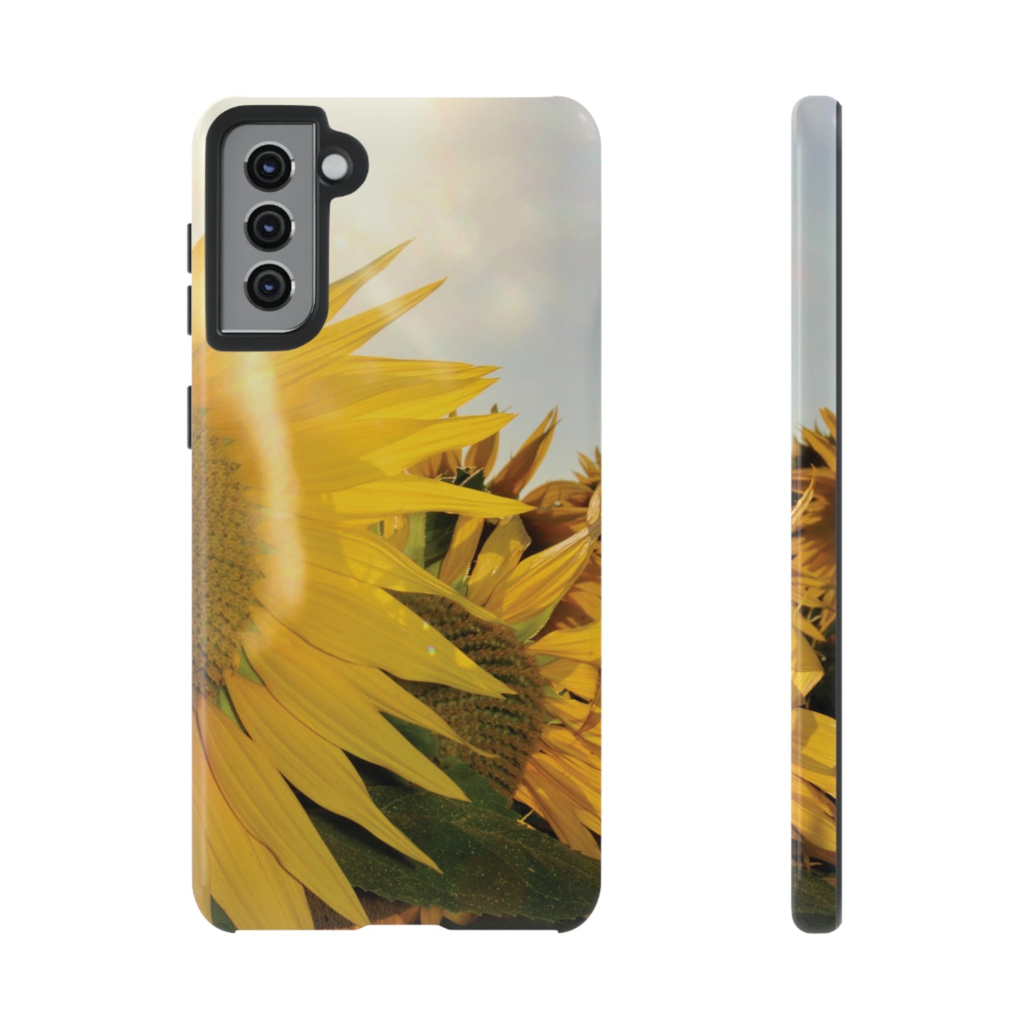 Bright Sunflower Wallpaper Phone Case | iPhone 15 Plus/ Pro, 14, 13, 12| Google Pixel 7, Pro, 5| Samsung Galaxy S23 All Major Phone Models