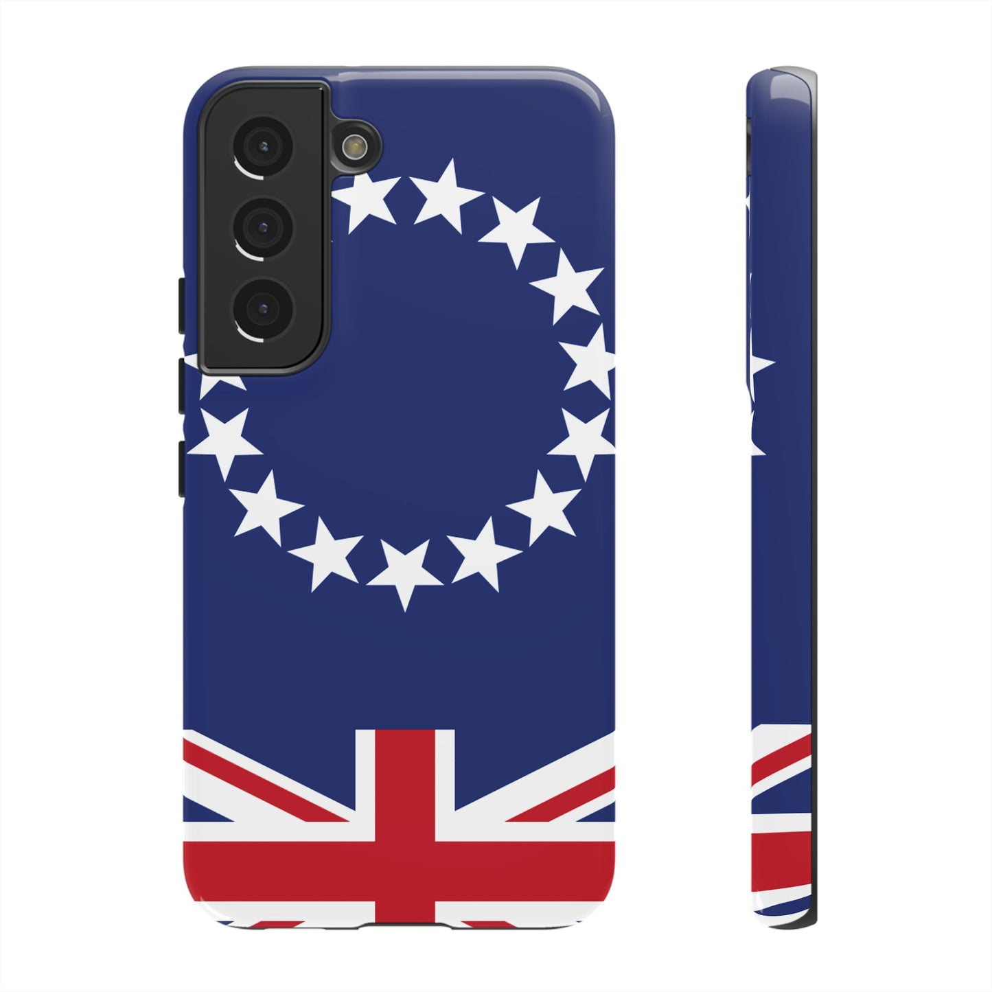 Cook Islands Flag Phone Case | iPhone 15 Plus/ Pro, 14, 13, 12| Google Pixel 7, Pro, 5| Samsung Galaxy S23 All Major Phone Models