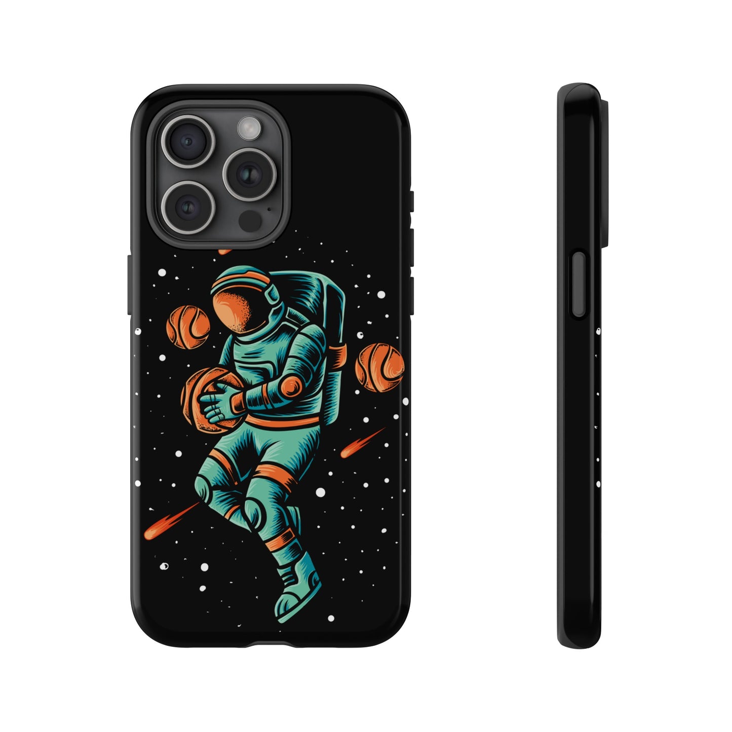 Space Basketball Phone Case | iPhone 15 Plus/ Pro, 14, 13, 12| Google Pixel 7, Pro, 5| Samsung Galaxy S23 All Major Phone Models