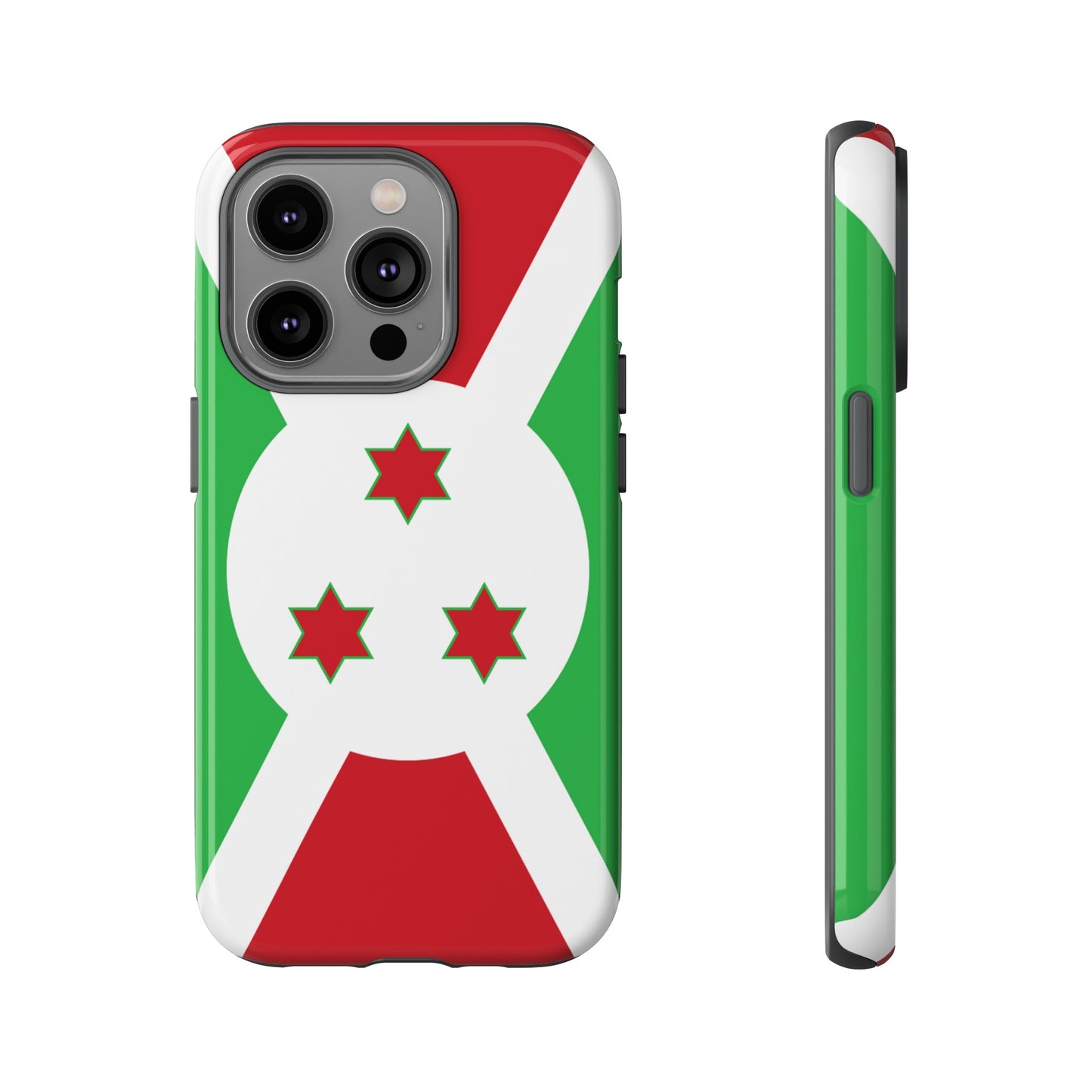 Burundi Flag Phone Case | iPhone 15 Plus/ Pro, 14, 13, 12| Google Pixel 7, Pro, 5| Samsung Galaxy S23 All Major Phone Models