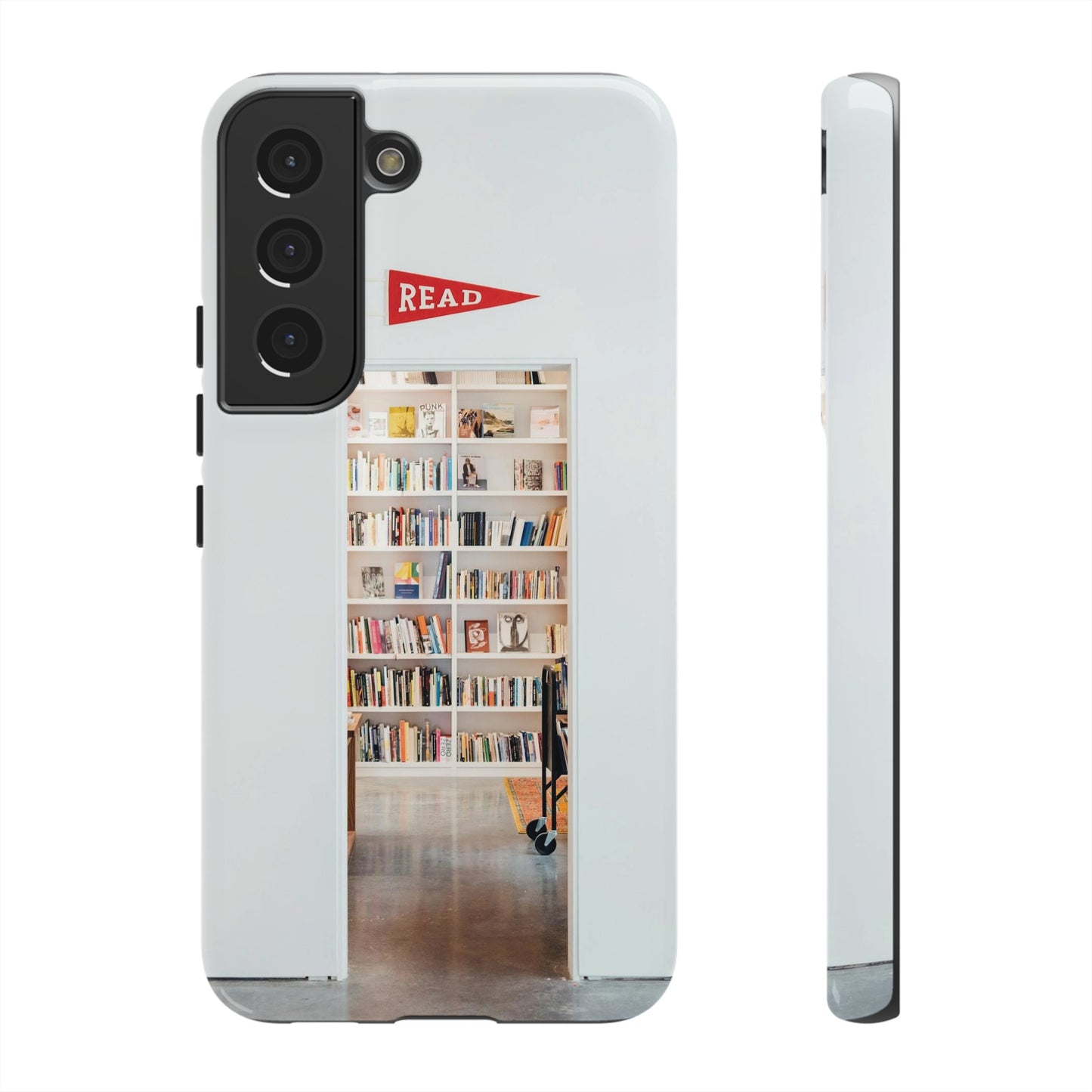 Peaceful Library Wallpaper Phone Case | iPhone 15 Plus/ Pro, 14, 13, 12| Google Pixel 7, Pro, 5| Samsung Galaxy S23 All Major Phone Models