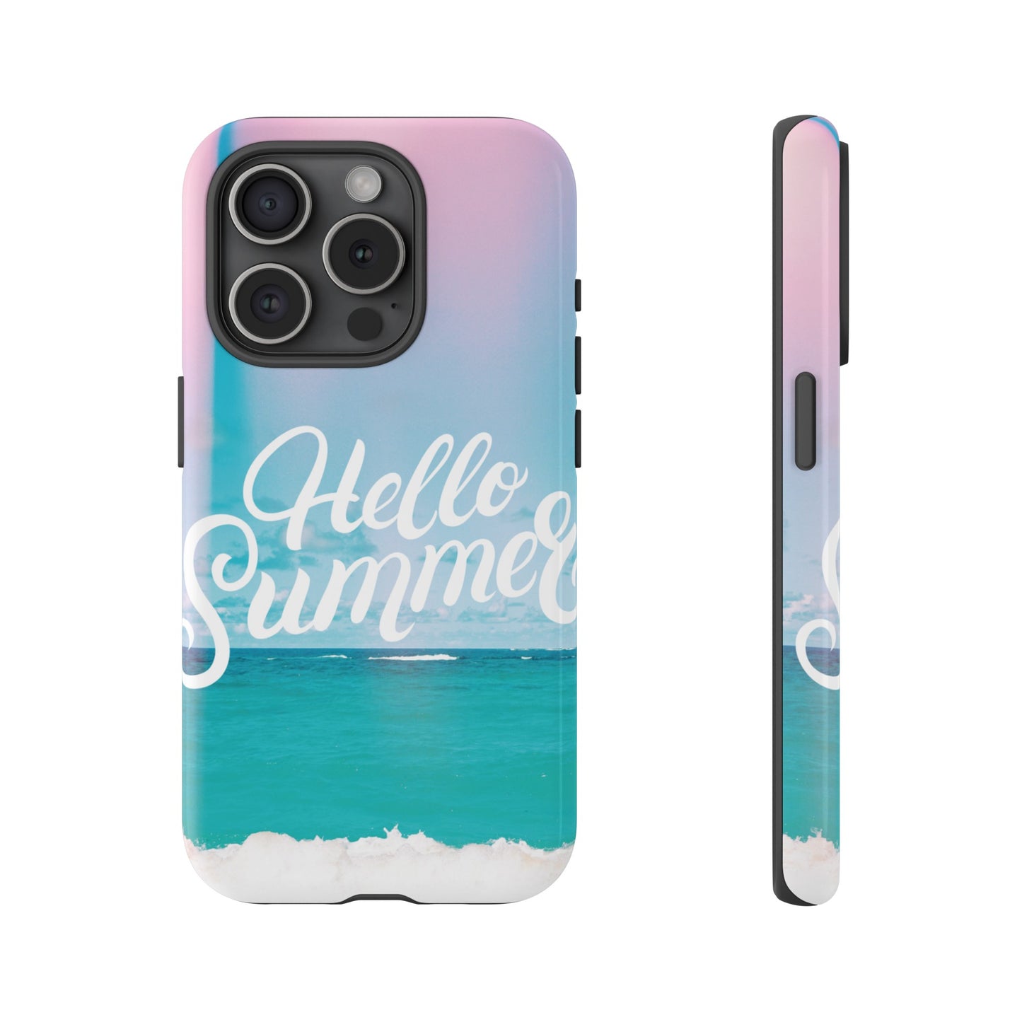 Hello Summer Wallpaper Phone Case | iPhone 15 Plus/ Pro, 14, 13, 12| Google Pixel 7, Pro, 5| Samsung Galaxy S23 All Major Phone Models