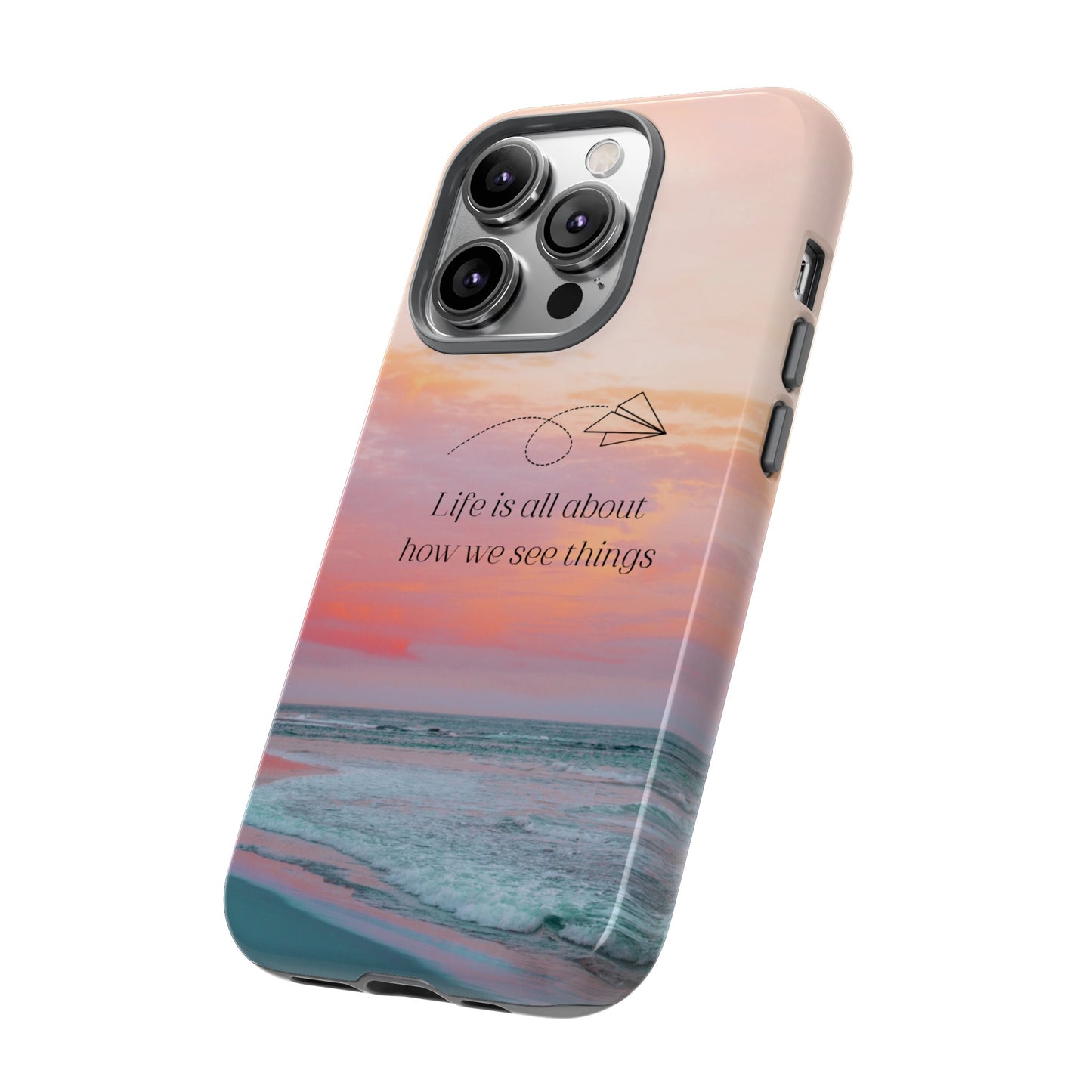 Thoughts at Sunset Phone Case | iPhone 15 Plus/ Pro, 14, 13, 12| Google Pixel 7, Pro, 5| Samsung Galaxy S23 All Major Phone Models