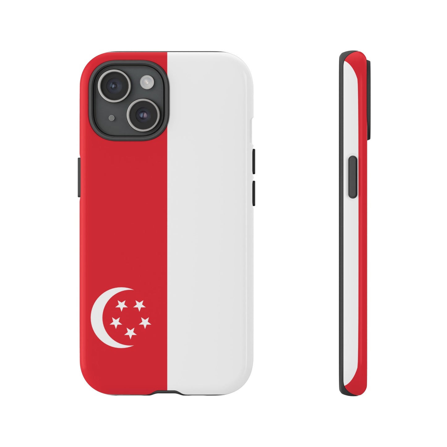 Singapore Flag Phone Case | iPhone 15 Plus/ Pro, 14, 13, 12| Google Pixel 7, Pro, 5| Samsung Galaxy S23 All Major Phone Models