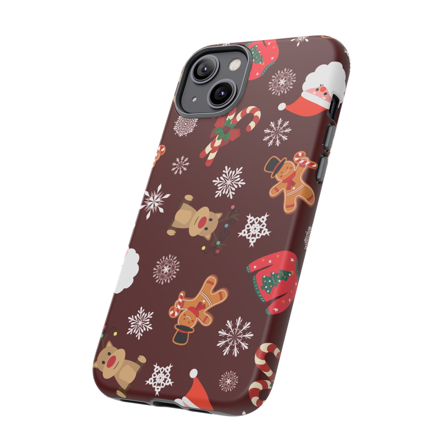 Festive Christmas Wallpaper Phone Case | iPhone 15 Plus/ Pro, 14, 13, 12| Google Pixel 7, Pro, 5| Samsung Galaxy S23 All Major Phone Models