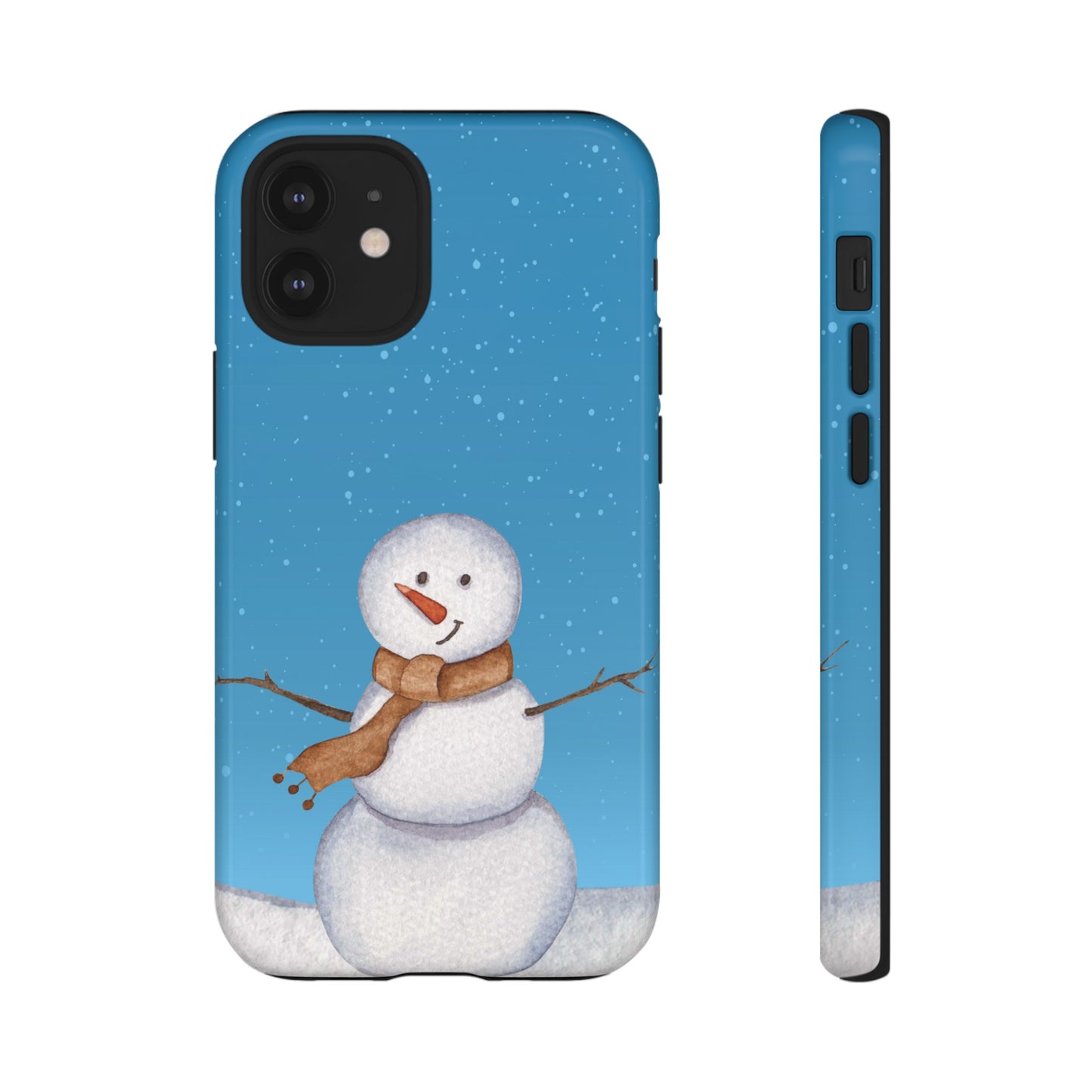 Snowman Wallpaper Phone Case | iPhone 15 Plus/ Pro, 14, 13, 12| Google Pixel 7, Pro, 5| Samsung Galaxy S23 All Major Phone Models