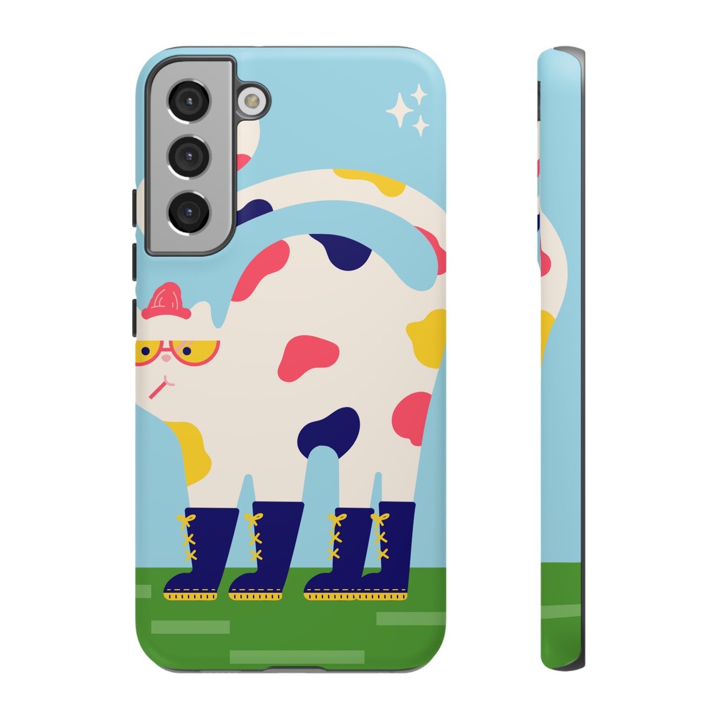 Rainboot Cat Phone Case | iPhone 15 Plus/ Pro, 14, 13, 12| Google Pixel 7, Pro, 5| Samsung Galaxy S23 All Major Phone Models