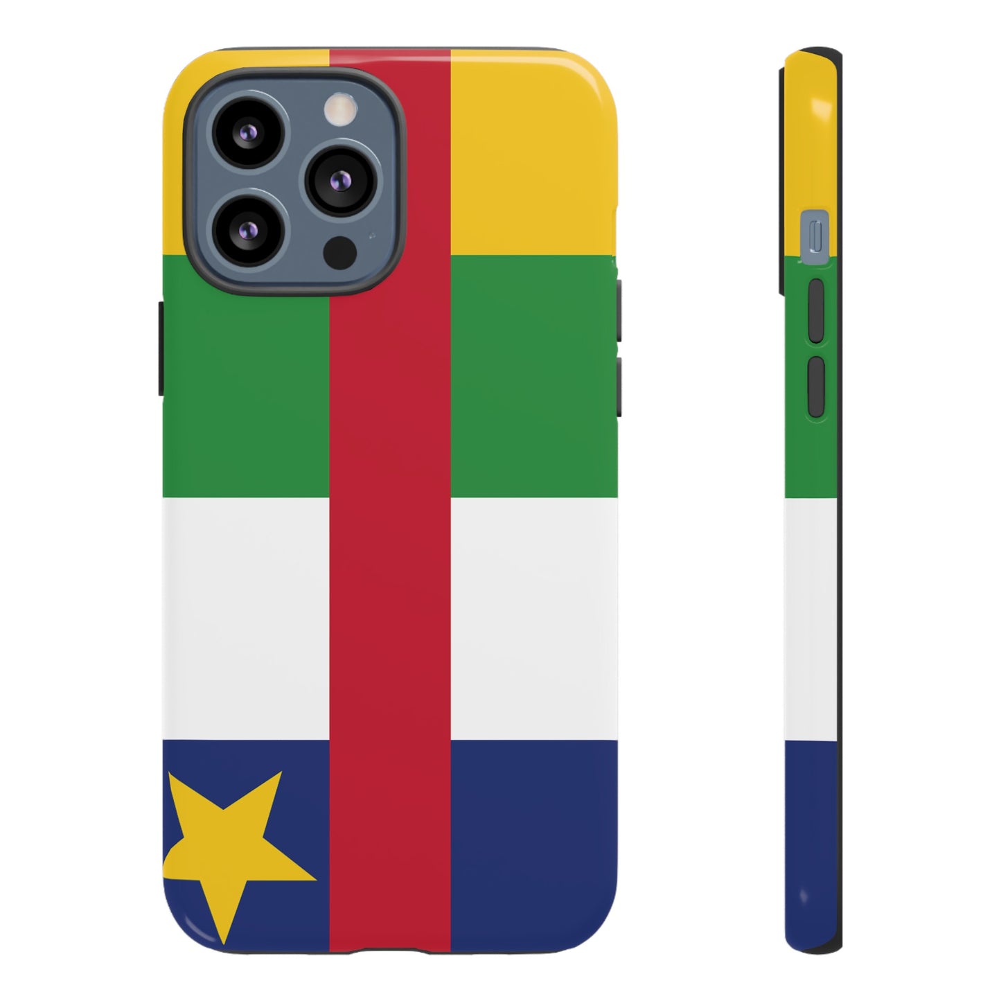 Central African Republic Flag Phone Case | iPhone 15 Plus/ Pro, 14, 13, 12| Google Pixel 7, Pro, 5| Samsung Galaxy S23 All Major Phone Models