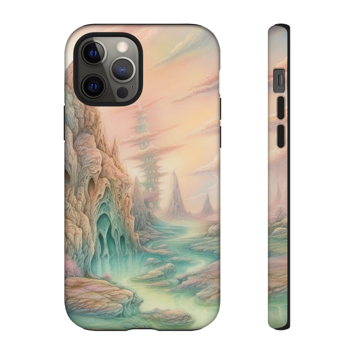 Caves Sci-Fi Wallpaper Phone Case | iPhone 15 Plus/ Pro, 14, 13, 12| Google Pixel 7, Pro, 5| Samsung Galaxy S23 All Major Phone Models