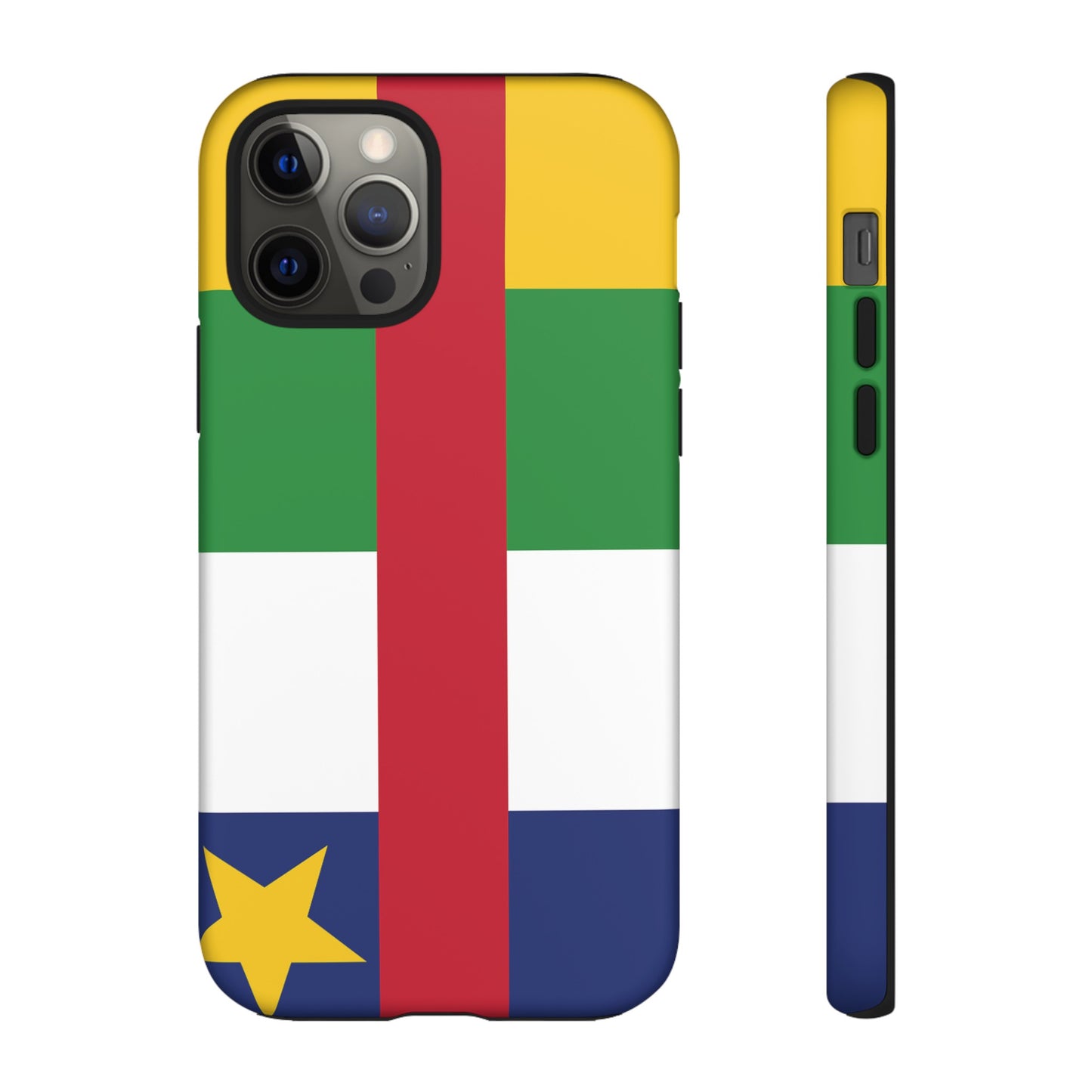 Central African Republic Flag Phone Case | iPhone 15 Plus/ Pro, 14, 13, 12| Google Pixel 7, Pro, 5| Samsung Galaxy S23 All Major Phone Models