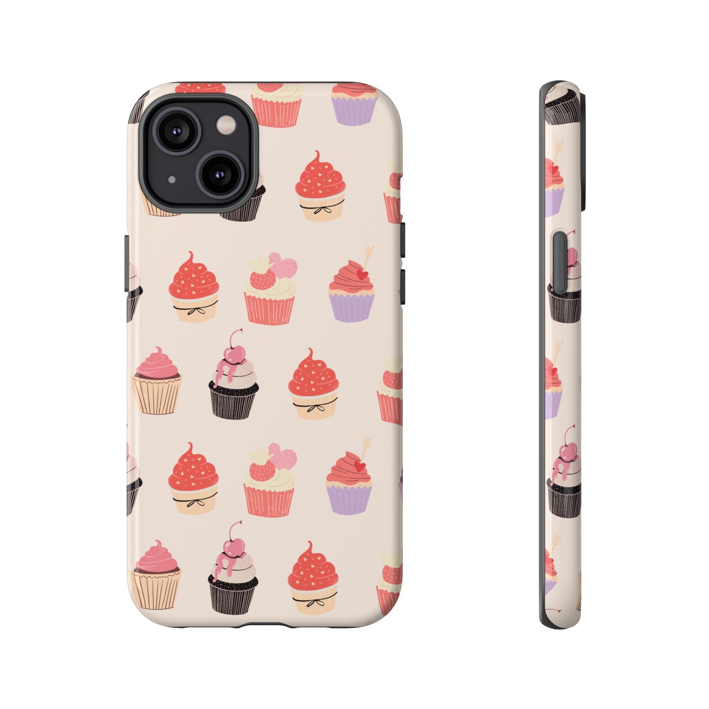 Cupcake Collage Wallpaper Phone Case | iPhone 15 Plus/ Pro, 14, 13, 12| Google Pixel 7, Pro, 5| Samsung Galaxy S23 All Major Phone Models